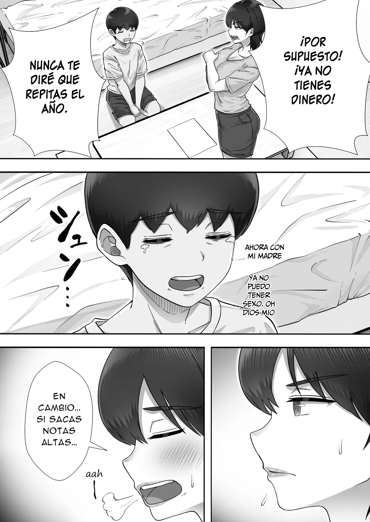 [Tarobaumu] DeliHeal Kaa-chan 3 ~Daisukina Kaa-chan to Yari Makuri Handousei Sei Katsu~ | DeliHeal Kaa-chan 3 ~Teniendo Sexo con mi Madre y Nuestra Vida de Convivencia a Medias~ [Spanish] [New Scan Doujin] [Digital] numero di immagine  22