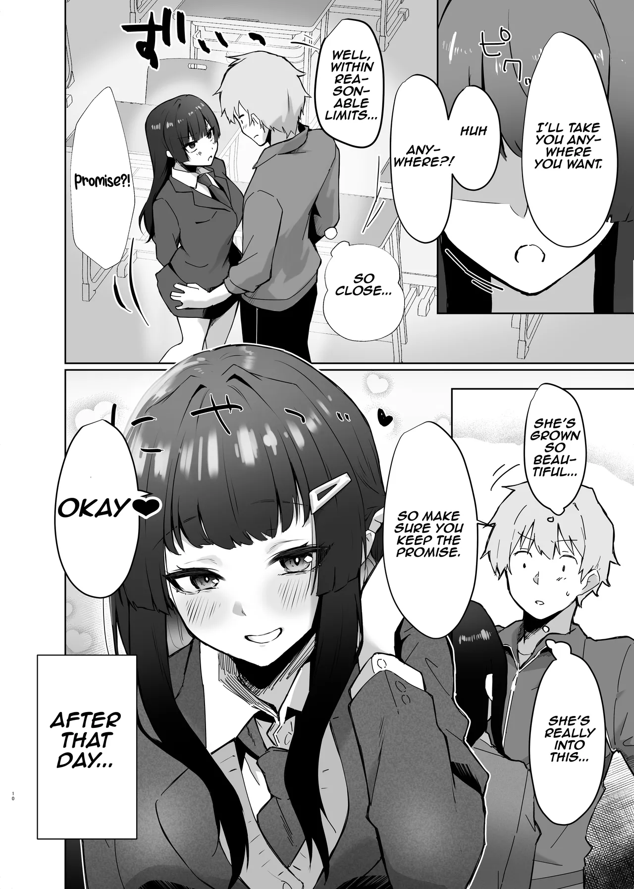 [Garubarium Kouhan] Osananajimi JK ga Dosukebe ni Seichou shita no de Sotsugyou Ichalove SEX suru Hanashi | The story of a childhood  friend who has grown up to be perverted, so they have graduation lovey-dovey sex  [English] [Aishi21] 画像番号 11
