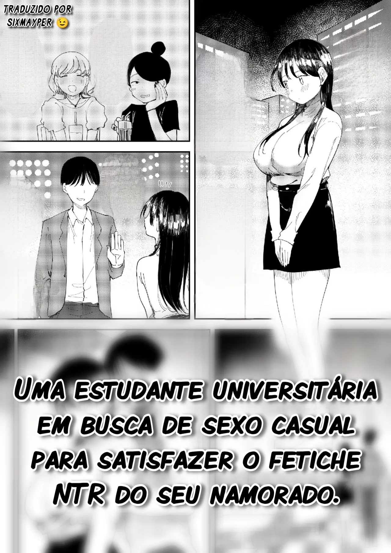 (Doemutan) Uma estudante universitária em busca de sexo casual para satisfazer o fetiche NTR do seu namorado 图片编号 1