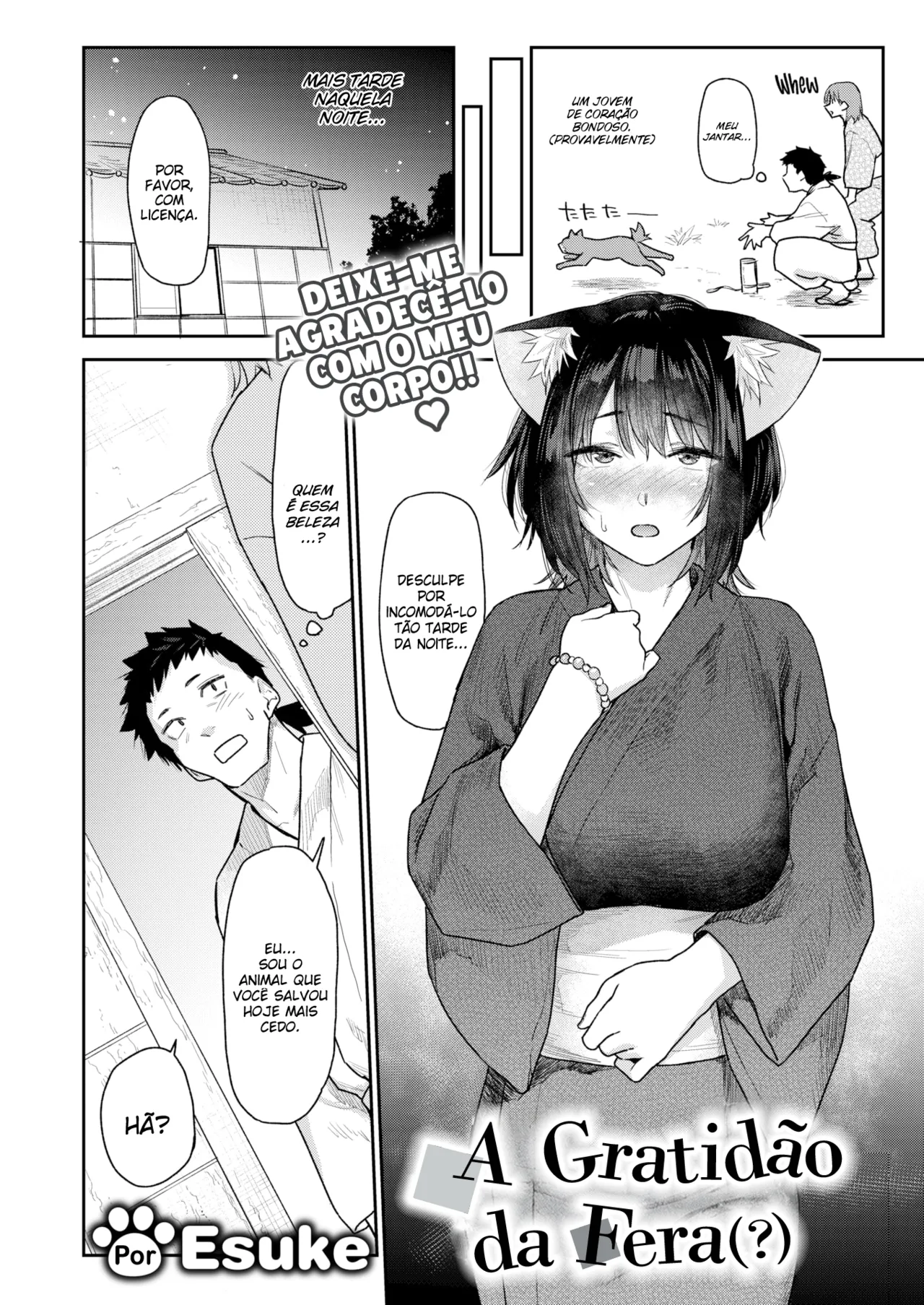 Kemono no Ongaeshi (?) | A Gratidão Da Fera (?) [Portuguese-BR] [Digital] numero di immagine  2