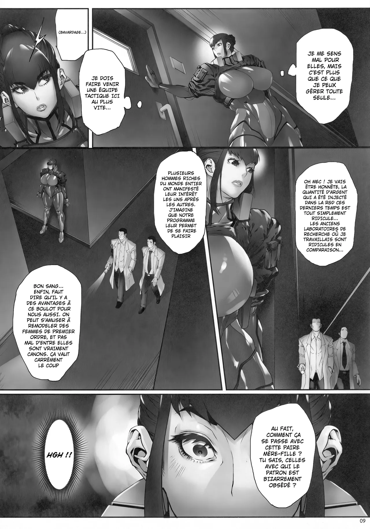 (C101) [Kocho Kocho Koukou (Bonten)] Nyuujoku no Ori ~Hitozuma Sousakan Atsuko~ | Prise au piège et souillée ~ Agente Atsuko, Détective mariée ~ [French] [Hensu] numero di immagine  9