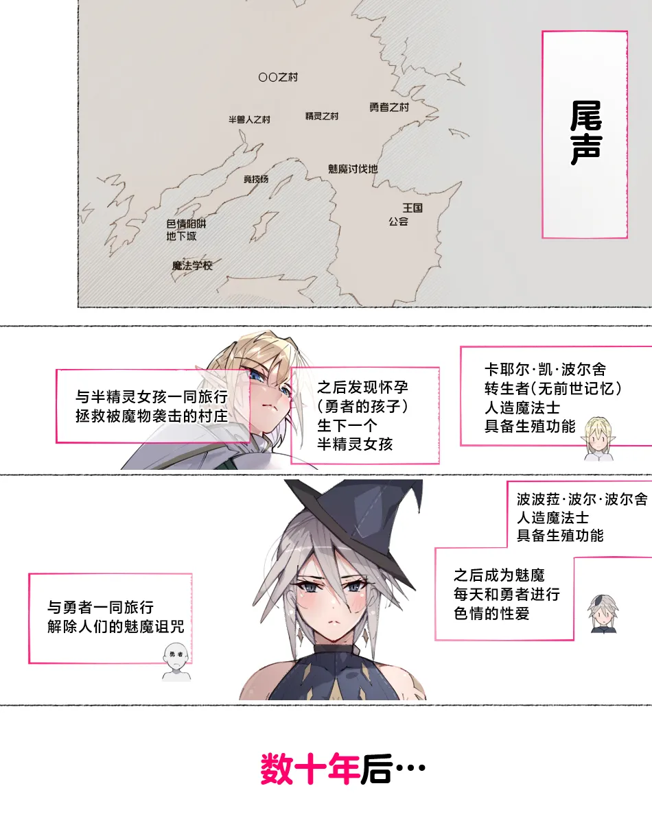 [Aikokusha (Agobitch Nee-san)] Party no Mahoutsukai-san ga Succubus no Noroi ni Kakatte Shimaimashita.... Fantasy no Onee-san-tachi | 队伍中的魔法师中了魅魔的诅咒~奇幻世界的大姐姐们 [Chinese] [路小茜个人汉化] image number 155