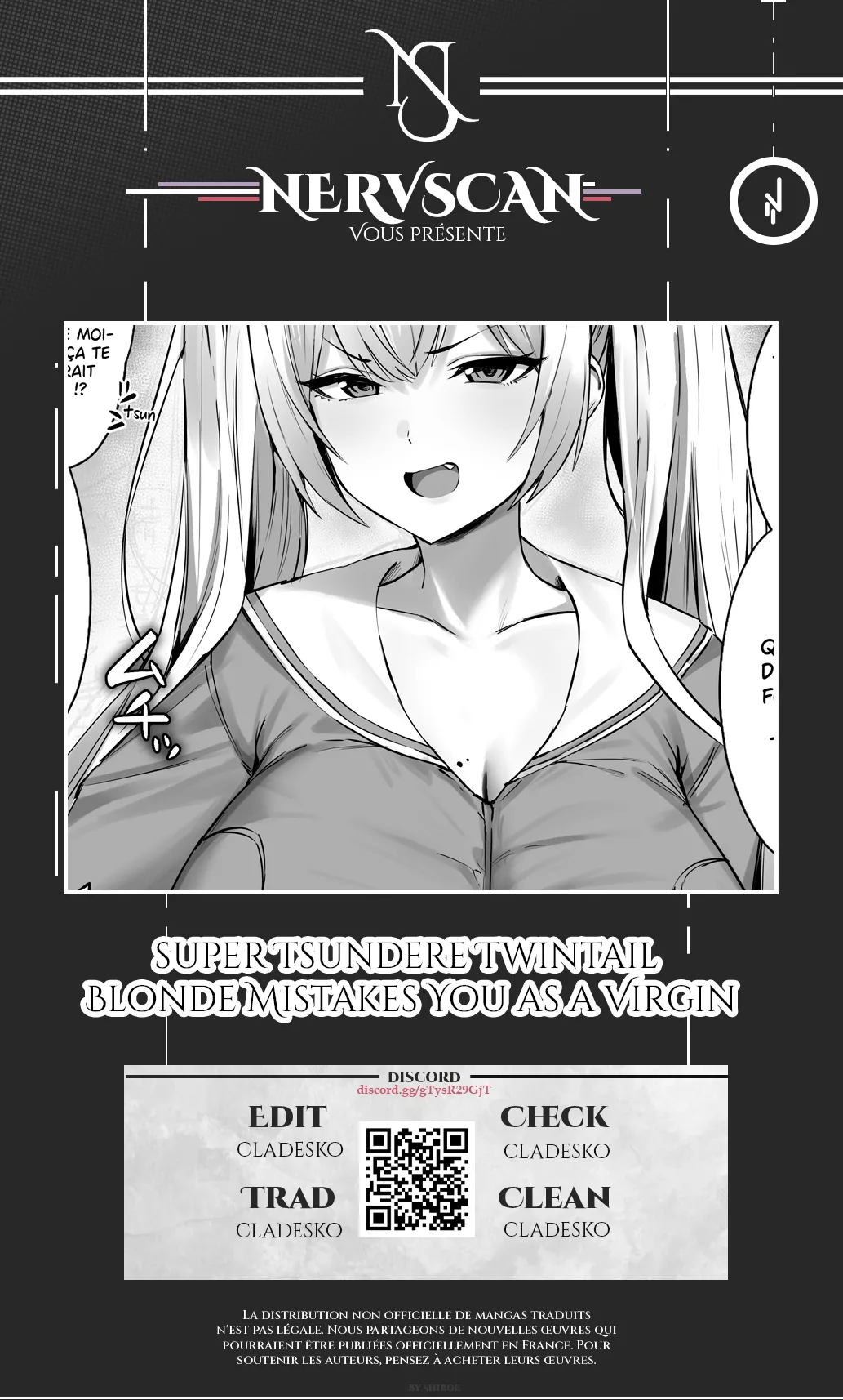 (hotate-chan)super Tsundere Twintail Blonde Mistakes You as a Virgin(french)(Nervscan) 图片编号 1
