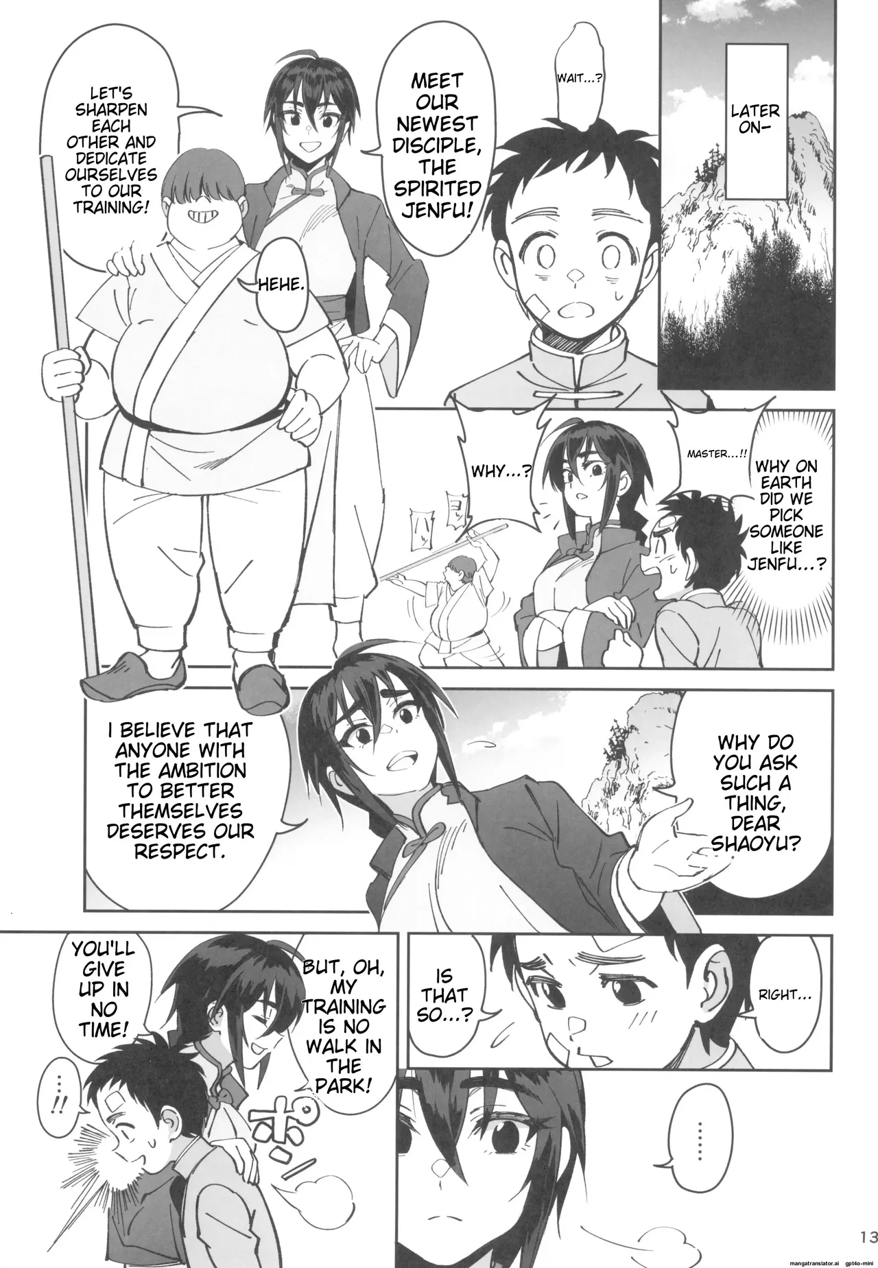 (C103) [Dokudami (Okita Ababa)] Boku no Shishou ga Kanemochi no Ijimekko ni NTRreta Hanashi [English] 13eme image