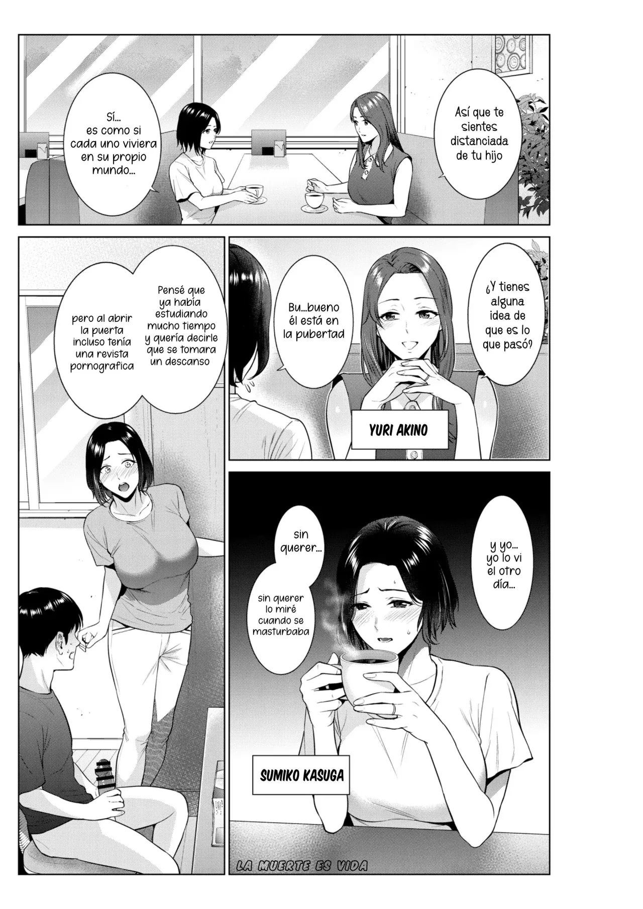 [Natsu no Oyatsu] Hirusagari no haha-tachi | Tarde de Mamás [Spanish] [La Muerte es Vida] 画像番号 2