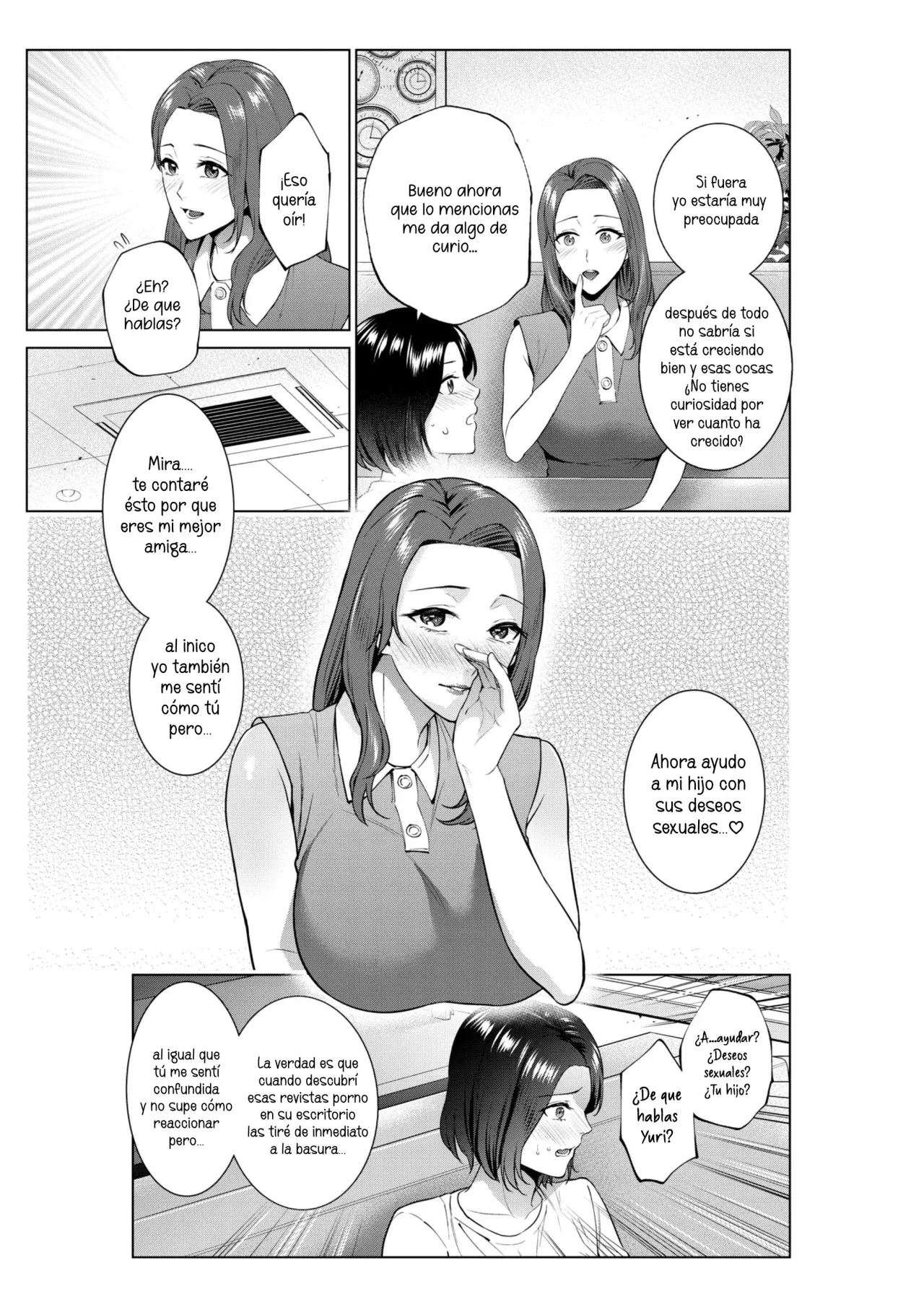 [Natsu no Oyatsu] Hirusagari no haha-tachi | Tarde de Mamás [Spanish] [La Muerte es Vida] 画像番号 4