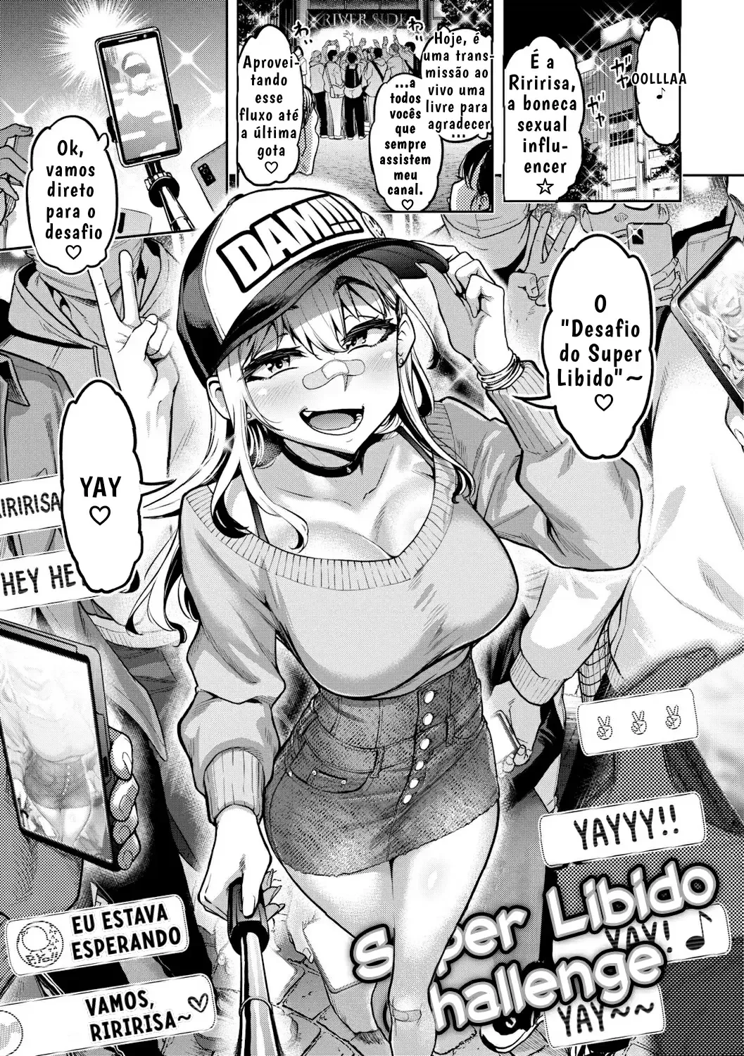 [Dam] Zetsurin Challenge (Watashi wa Tada Skirt o Mijikaku shita dake) [Portuguese-BR] [Bakai.org] [Digital] image number 2