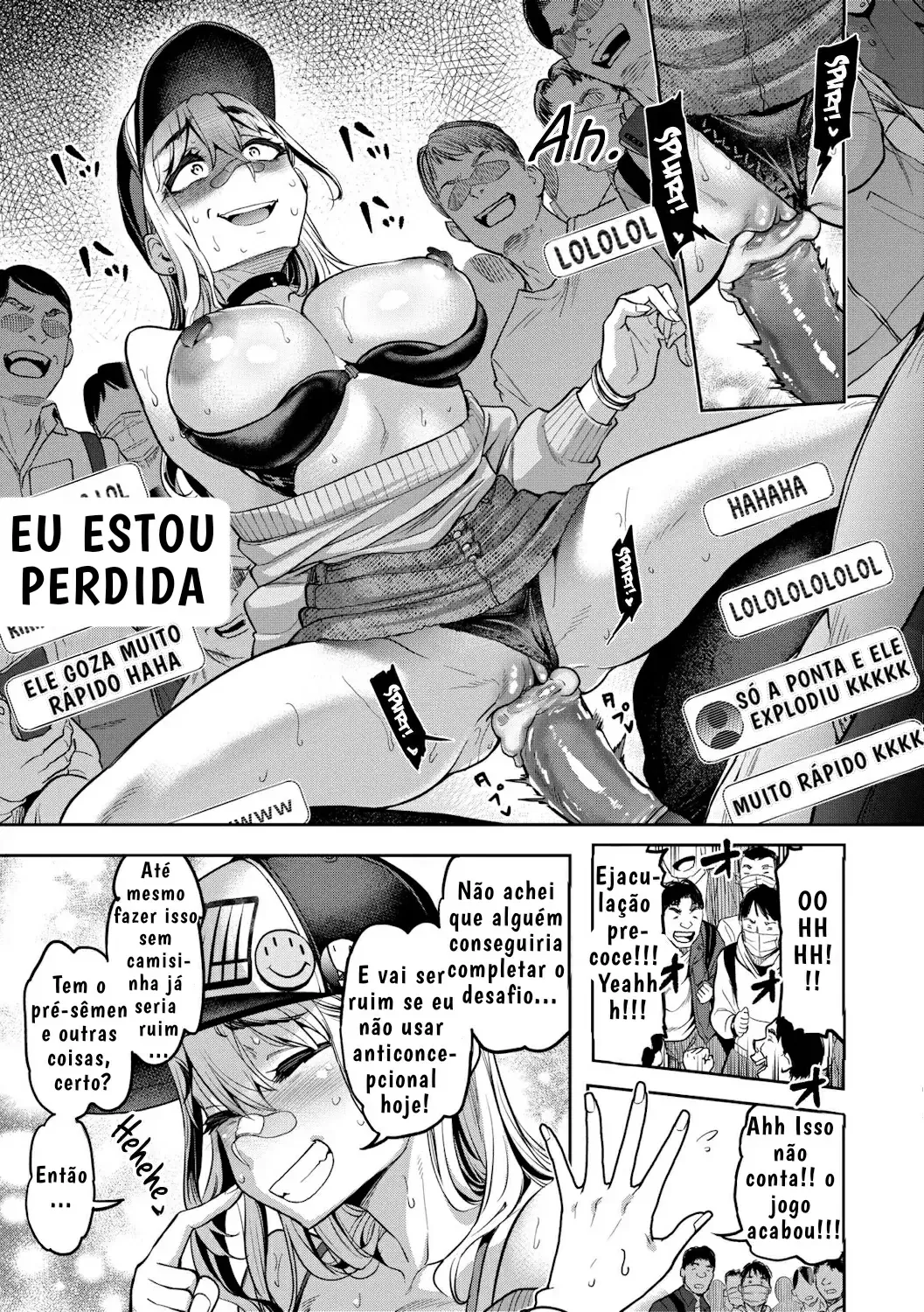 [Dam] Zetsurin Challenge (Watashi wa Tada Skirt o Mijikaku shita dake) [Portuguese-BR] [Bakai.org] [Digital] image number 14