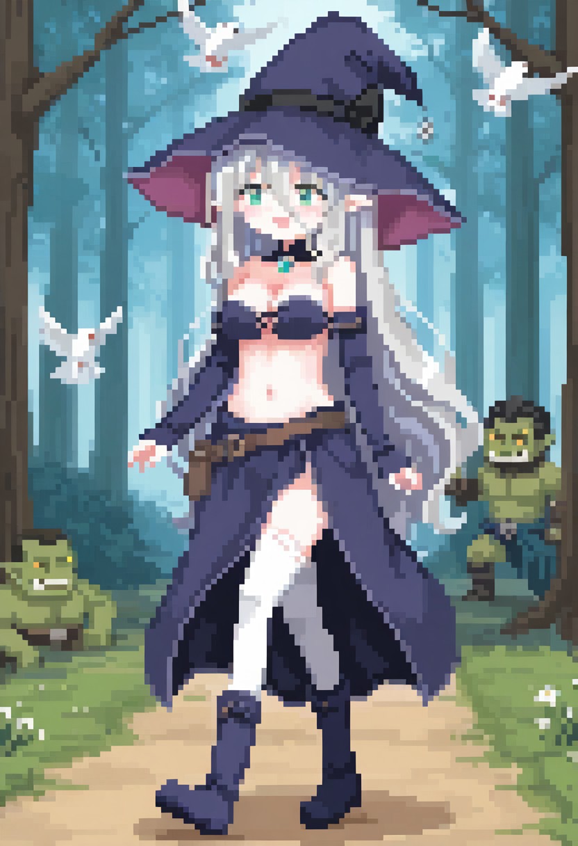 elder sister Laevigata VS greenskin orc [alice in cradle] [AI generated] 이미지 번호 7