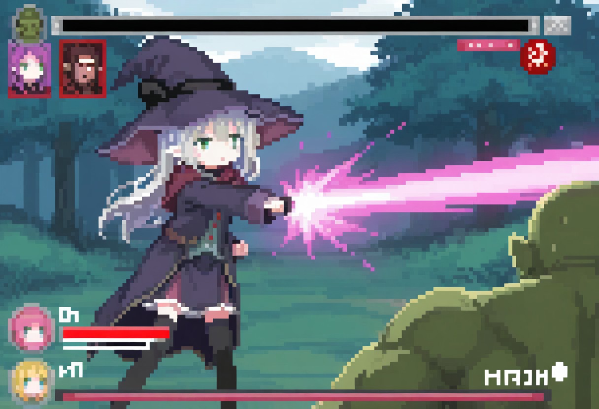 elder sister Laevigata VS greenskin orc [alice in cradle] [AI generated] 이미지 번호 48