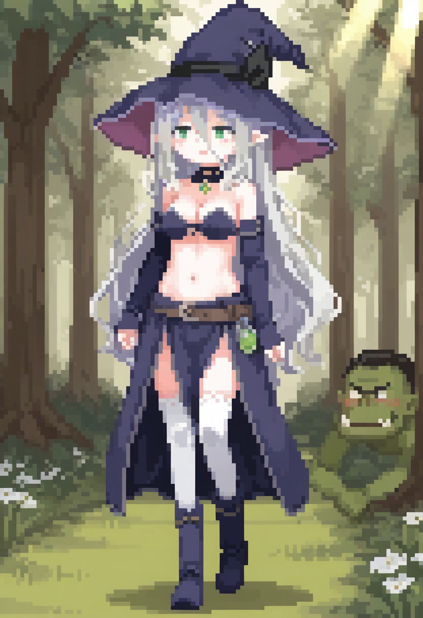 elder sister Laevigata VS greenskin orc [alice in cradle] [AI generated] 이미지 번호 49