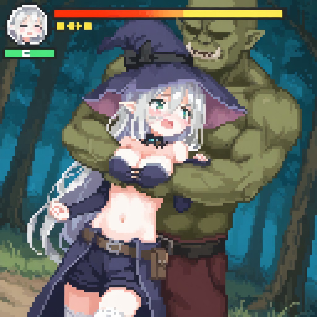 elder sister Laevigata VS greenskin orc [alice in cradle] [AI generated] 이미지 번호 63