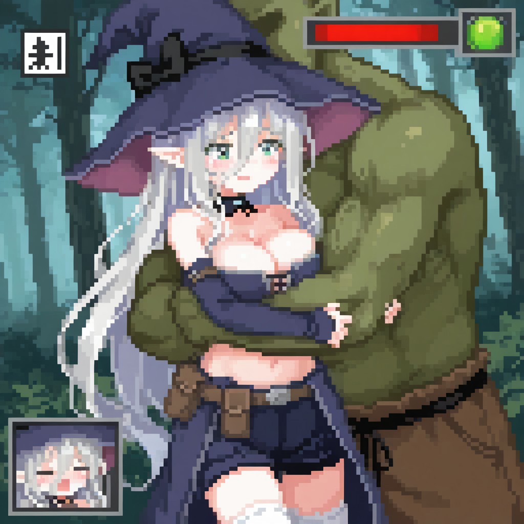 elder sister Laevigata VS greenskin orc [alice in cradle] [AI generated] 이미지 번호 65