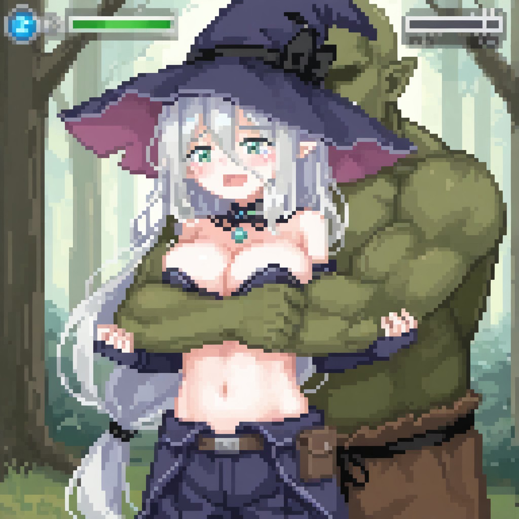 elder sister Laevigata VS greenskin orc [alice in cradle] [AI generated] 이미지 번호 66