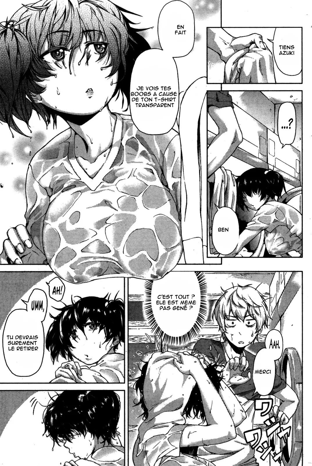 [Aduma Ren] In the Unstable Swinging Laundry [French] [Adopte un pervers] image number 3