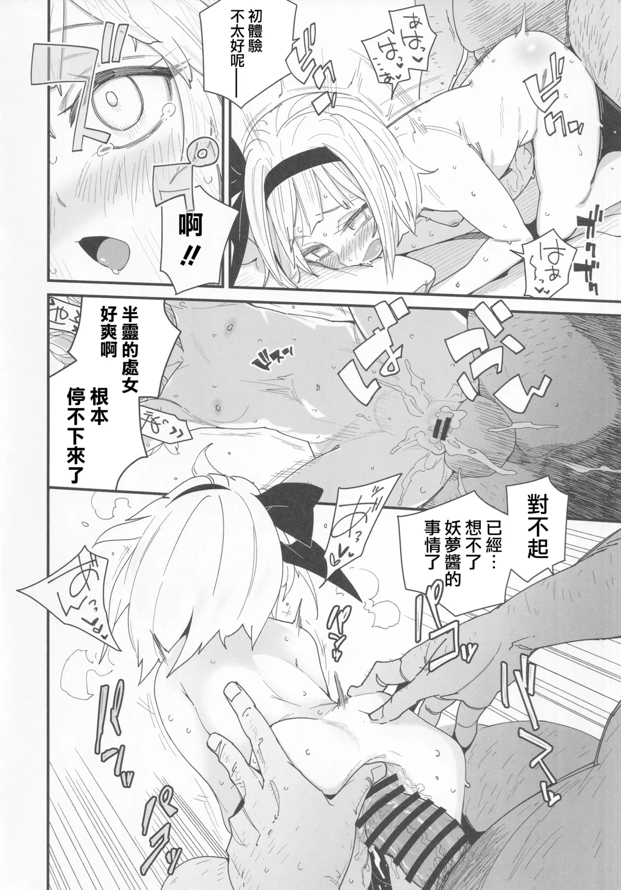 (Reitaisai 20) [Sarpaccio (Waira)] Hanrei-chan | 半靈醬→ (Touhou Project) [Chinese] [明稿昨拖漢化組] Bildnummer 19