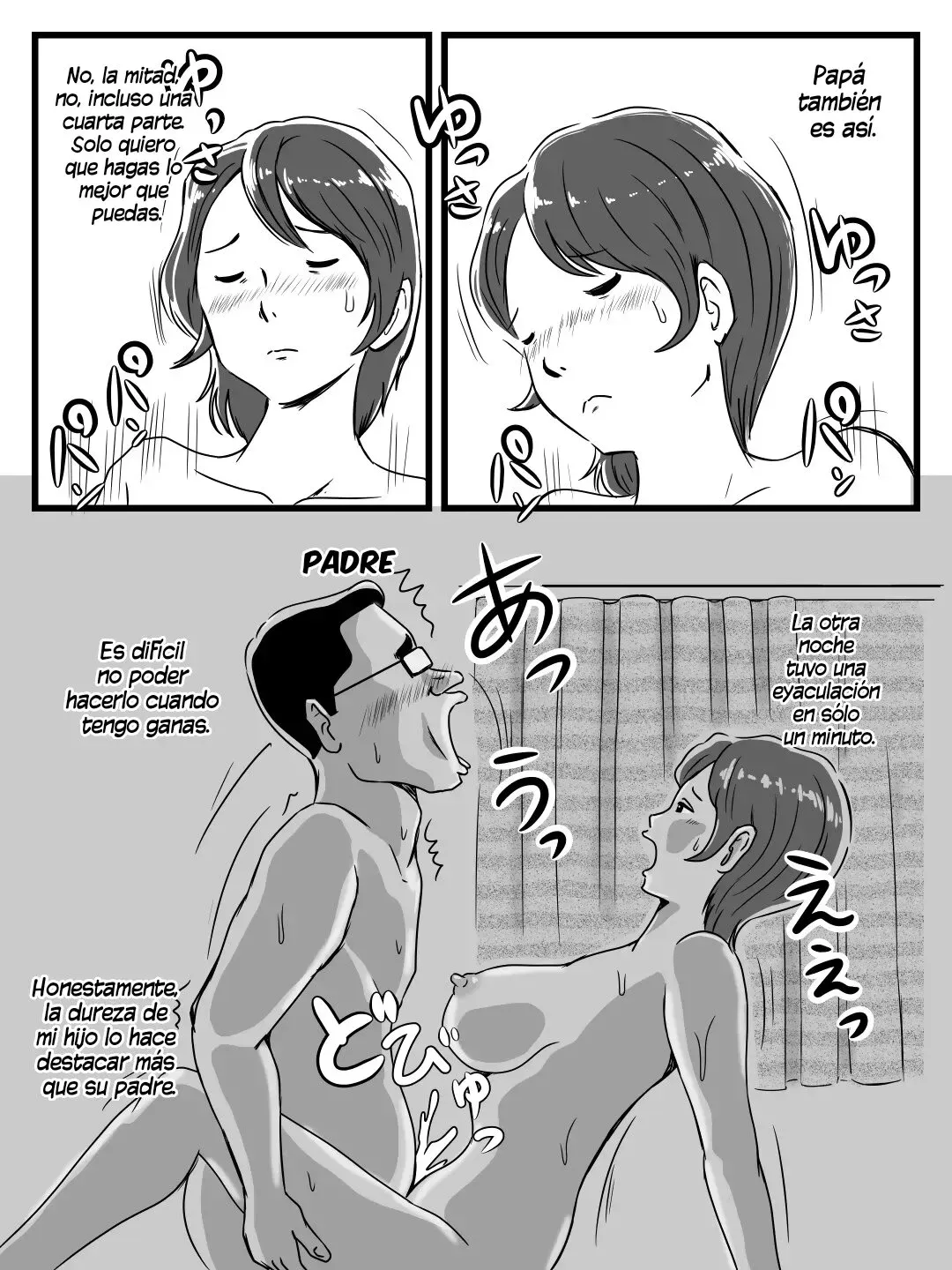 [Momoziri Hustle Dou] Neteiru Aida ni Musuko ga Sounyuu Shite Kita | Mientras Dormía, Mi Hijo Me Penetró [Spanish] [TdeTurbina] numero di immagine  11