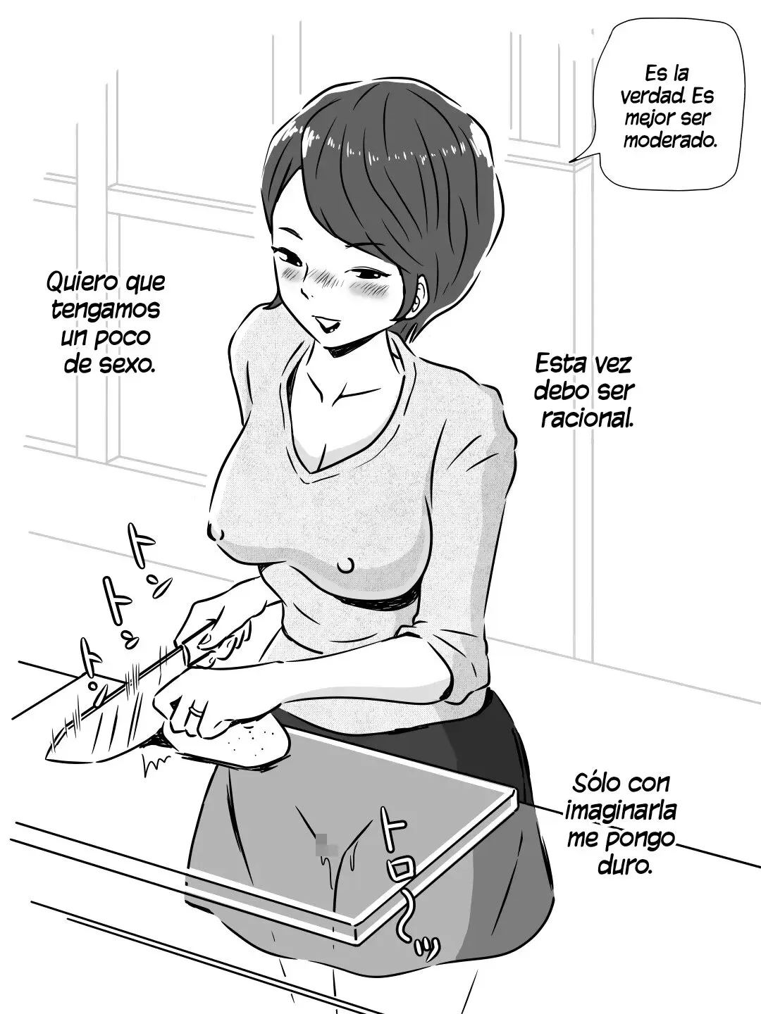 [Momoziri Hustle Dou] Neteiru Aida ni Musuko ga Sounyuu Shite Kita | Mientras Dormía, Mi Hijo Me Penetró [Spanish] [TdeTurbina] numero di immagine  29