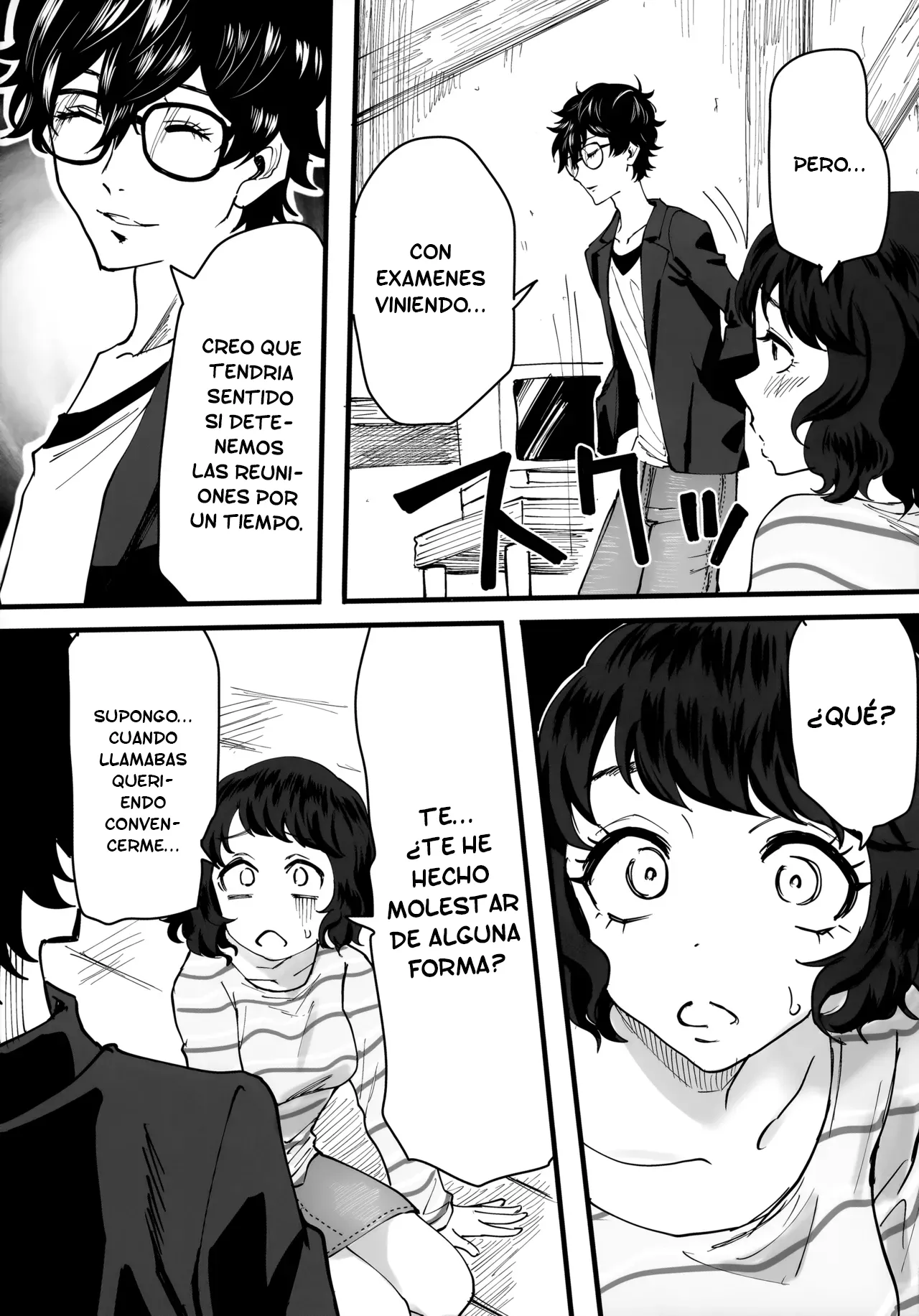 (C103) [Kurohamya (Kurosu)] Tantou Kyoushi ni Oazuke Sareta node Chokkai Kakemakuru Hon | Un Libro sobre la Abstención (Y el Juqueteo) (Persona 5) [Spanish] [El Pato Con Sombrero] imagen número 14