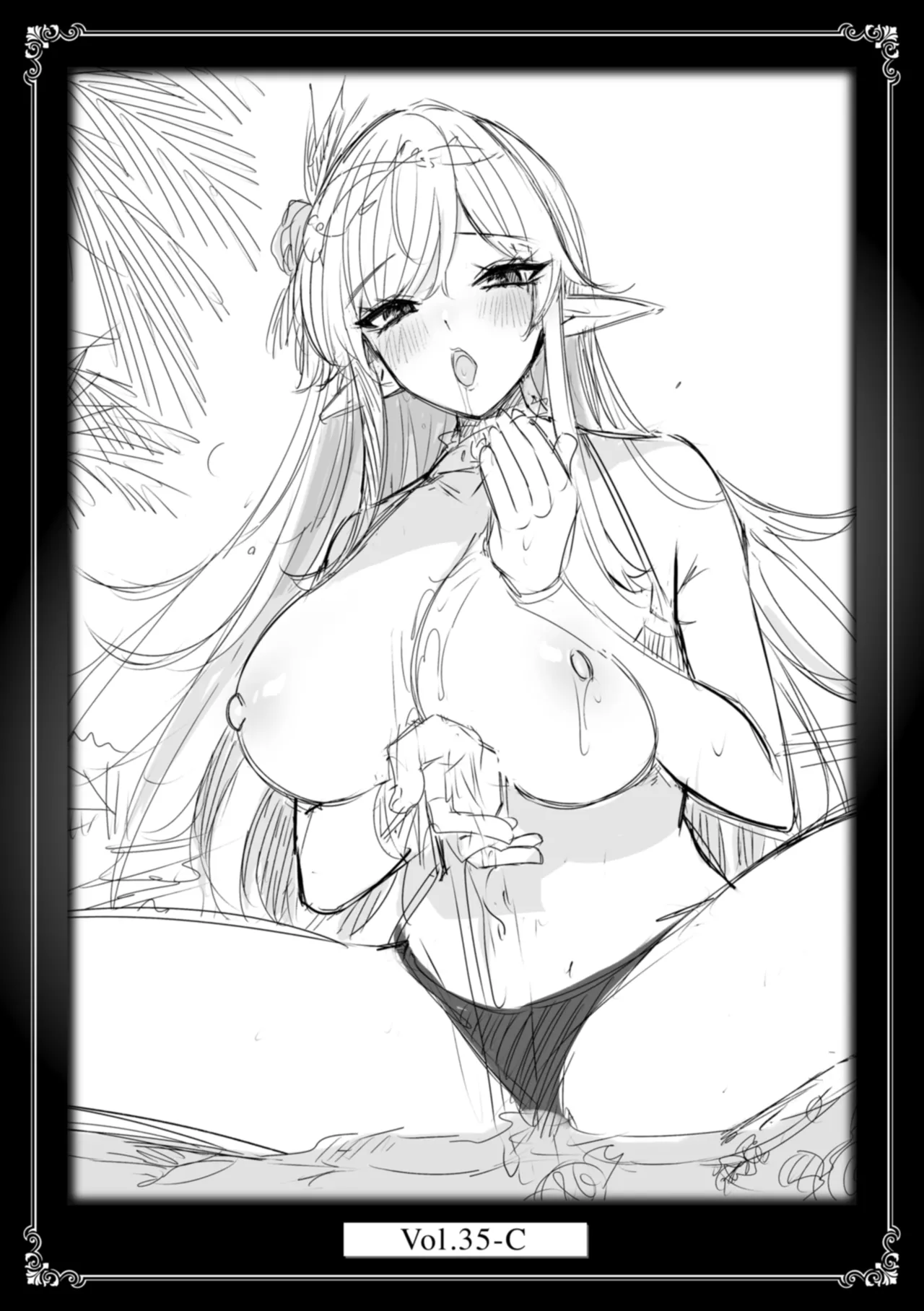 [kakao] Dokushin Hunter no Deai wa Elf no Mori de CH.6  [Chinese] [无毒汉化组] [Decensored] [Digital] image number 29