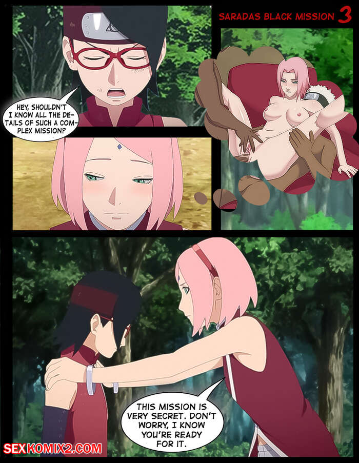 Naruto. Saradas Black Mission. KristoLin for sexkomix2.com image number 4