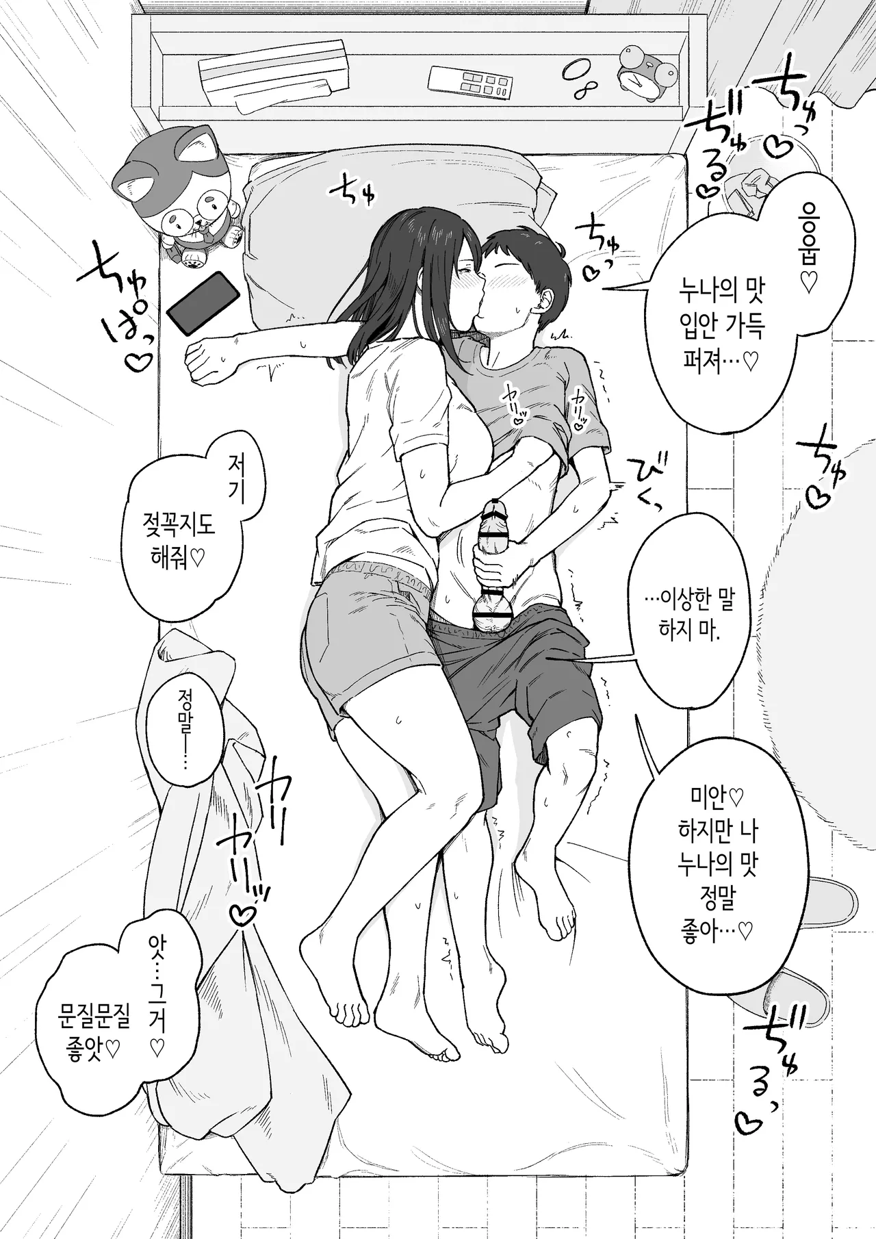 [Natsuzo] Seiyoku ga Sugoi Otouto no Onegai o Kotowarenai Onee-chan no Hanashi | 성욕이 굉장한 남동생의 부탁을 거절할 수 없는 누나의 이야기 [Korean] numero di immagine  12