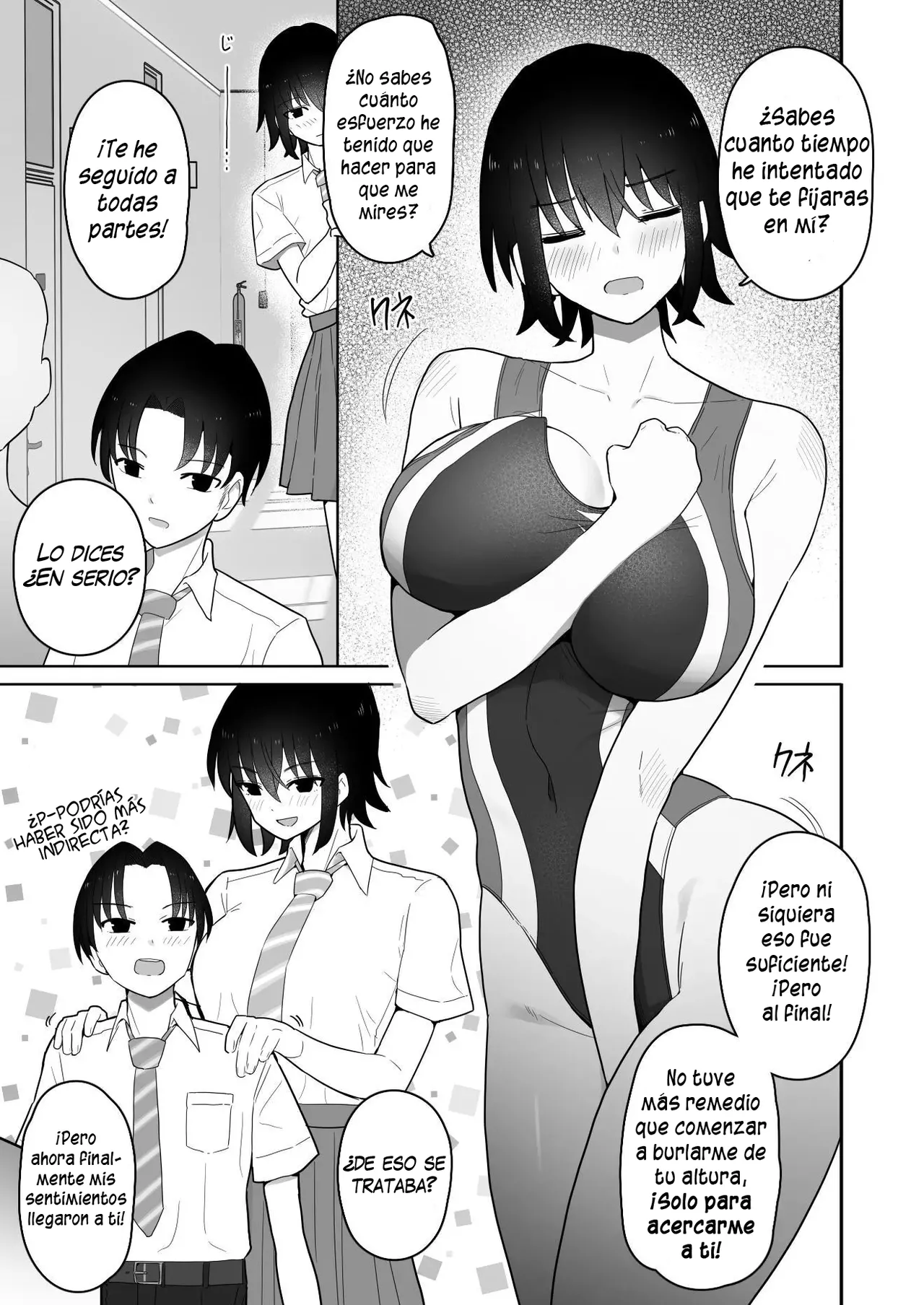 [Kurumaya Koudou] Koushinchou de Namaiki na Kouhai ga Jitsu wa Kojirase Dosukebe de, Boku no Koto ga Daisuki datta Hanashi [Spanish] [H-D-B] image number 10