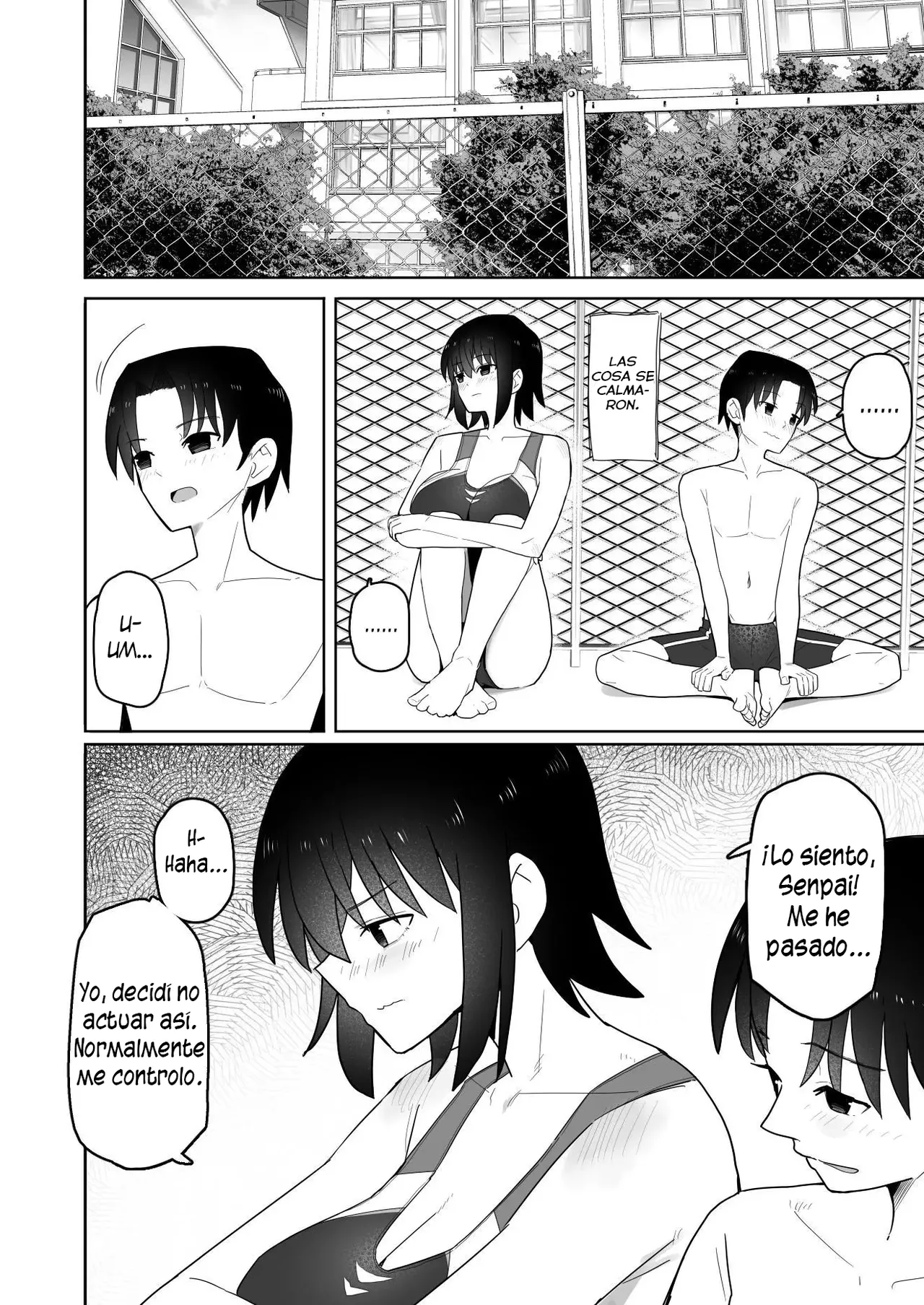 [Kurumaya Koudou] Koushinchou de Namaiki na Kouhai ga Jitsu wa Kojirase Dosukebe de, Boku no Koto ga Daisuki datta Hanashi [Spanish] [H-D-B] image number 31