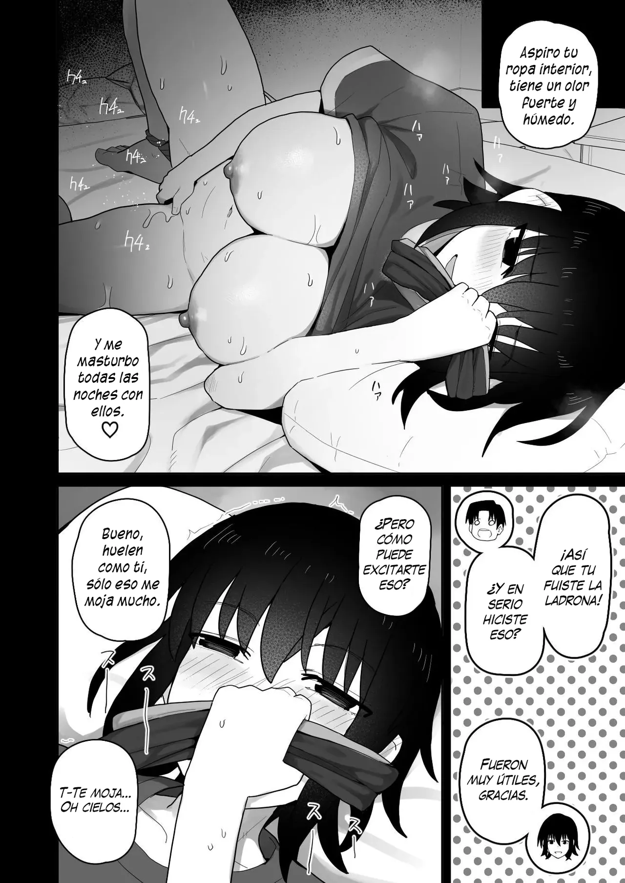 [Kurumaya Koudou] Koushinchou de Namaiki na Kouhai ga Jitsu wa Kojirase Dosukebe de, Boku no Koto ga Daisuki datta Hanashi [Spanish] [H-D-B] image number 37