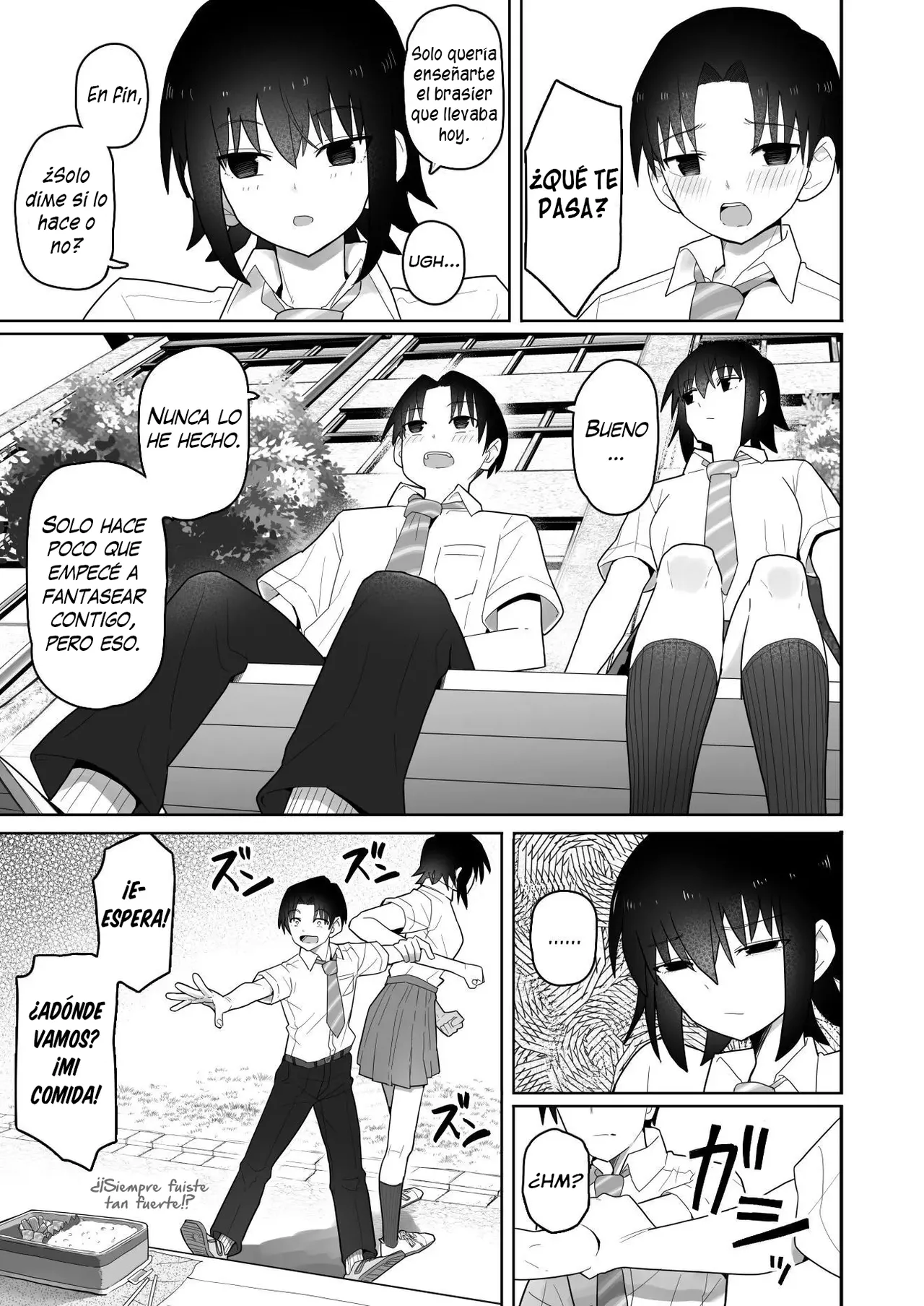 [Kurumaya Koudou] Koushinchou de Namaiki na Kouhai ga Jitsu wa Kojirase Dosukebe de, Boku no Koto ga Daisuki datta Hanashi [Spanish] [H-D-B] image number 40