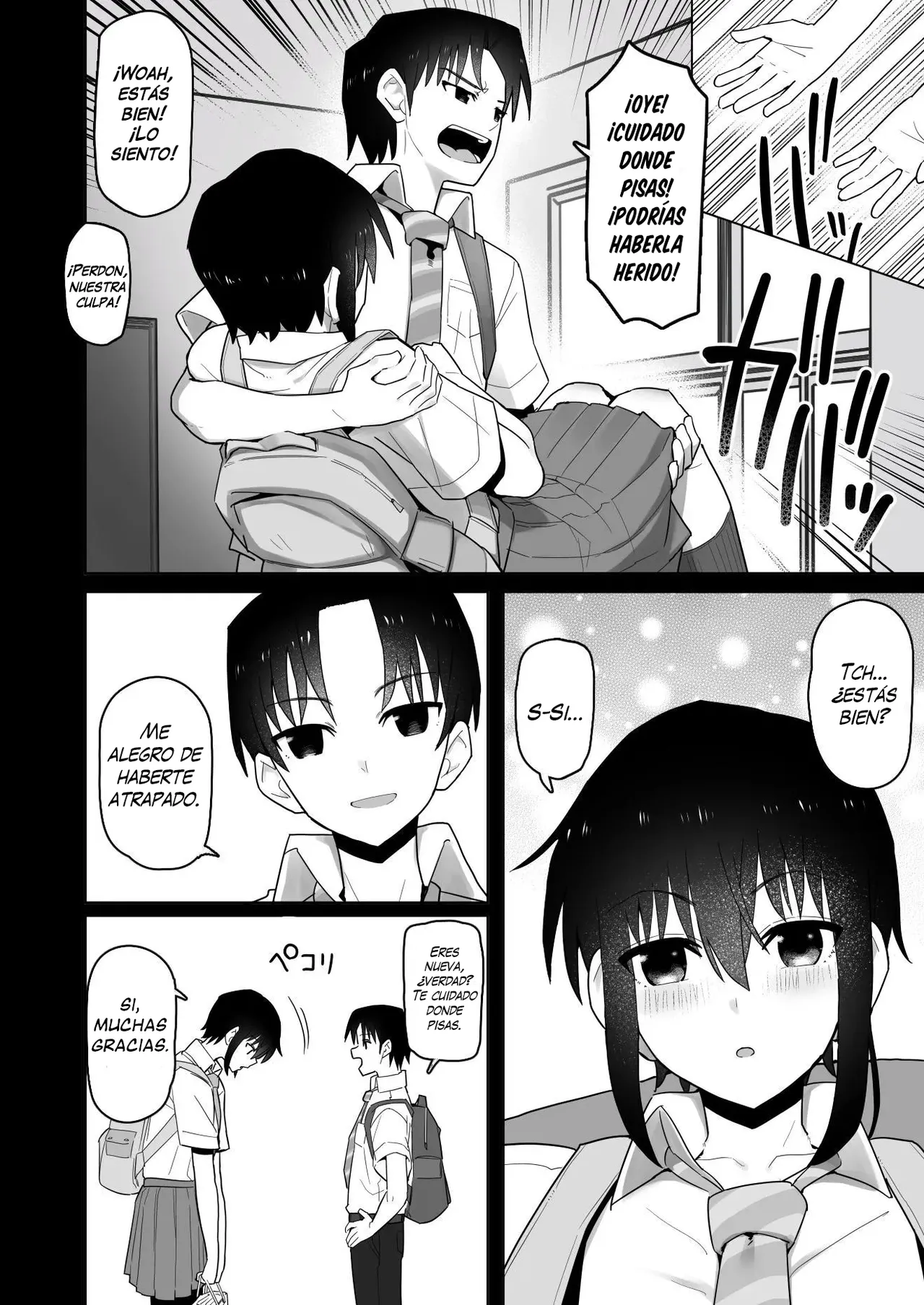 [Kurumaya Koudou] Koushinchou de Namaiki na Kouhai ga Jitsu wa Kojirase Dosukebe de, Boku no Koto ga Daisuki datta Hanashi [Spanish] [H-D-B] image number 96