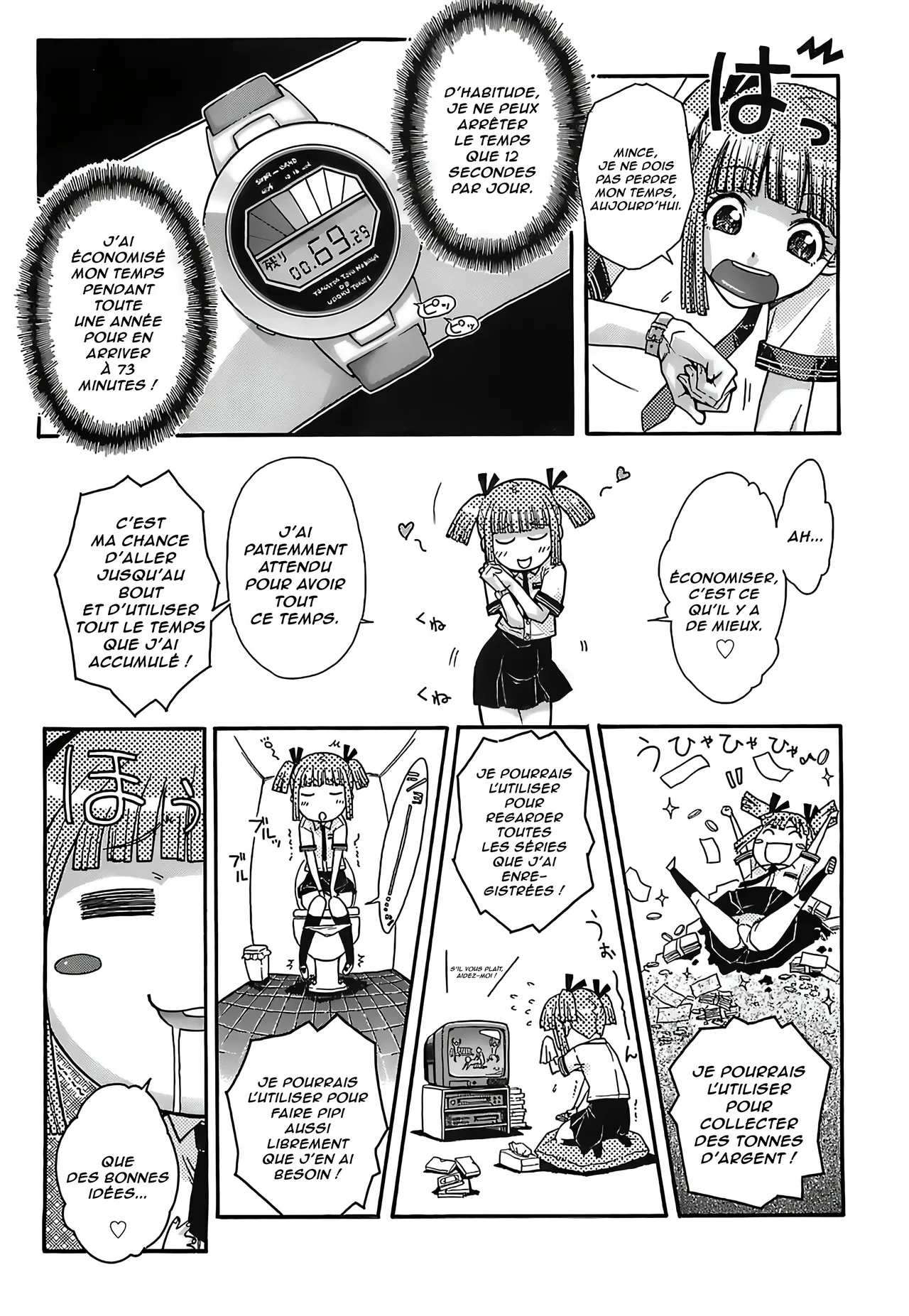 [Isorashi] Seiyoku Zenkai Musume | Le désir sexuel d'une Fille qui contrôle le temps [French] [Lopxi] [Decensored] image number 5