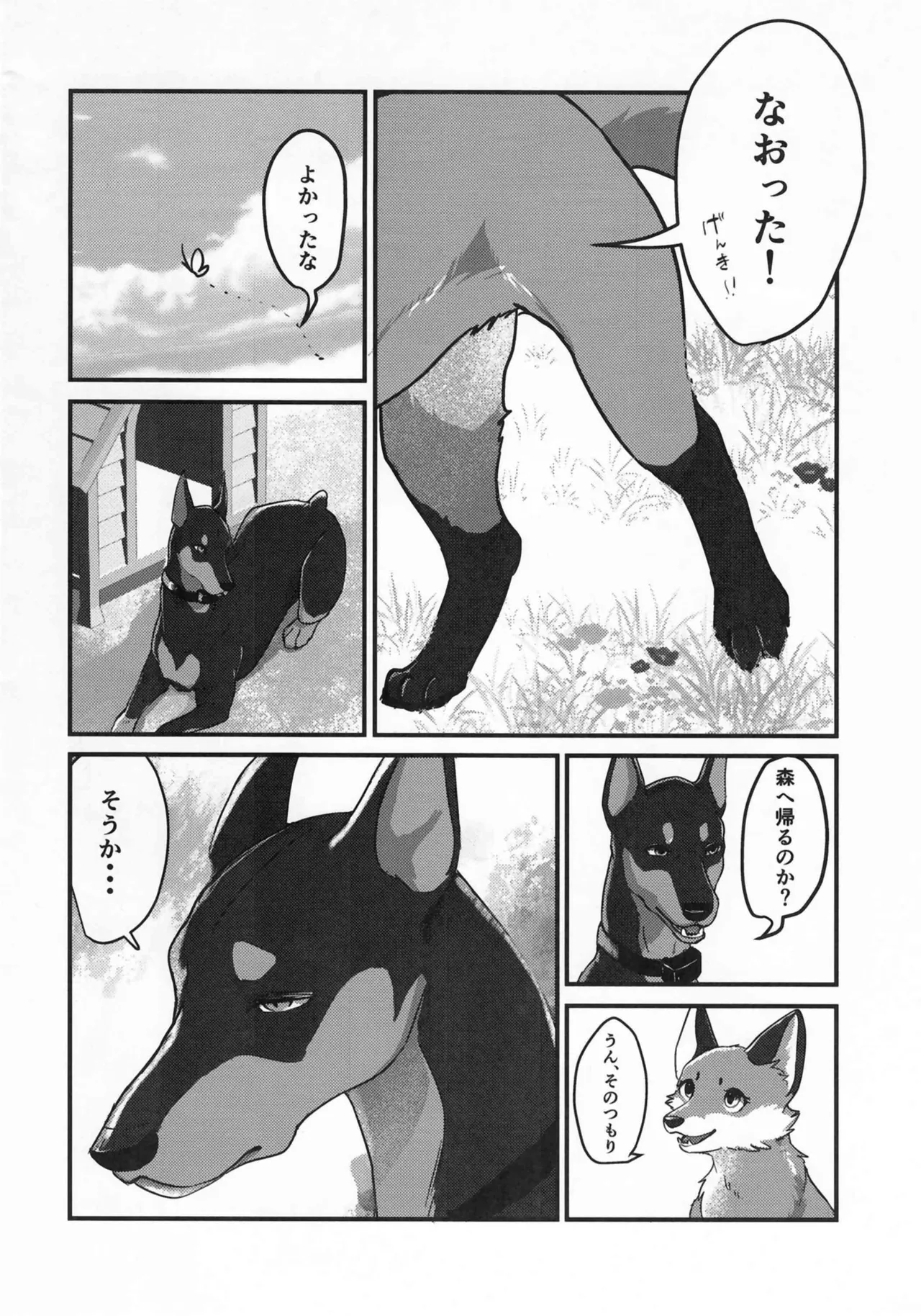 (Kemoket 15) [Kon Juuichibai (Momou)] Fox and Good Dog 画像番号 9