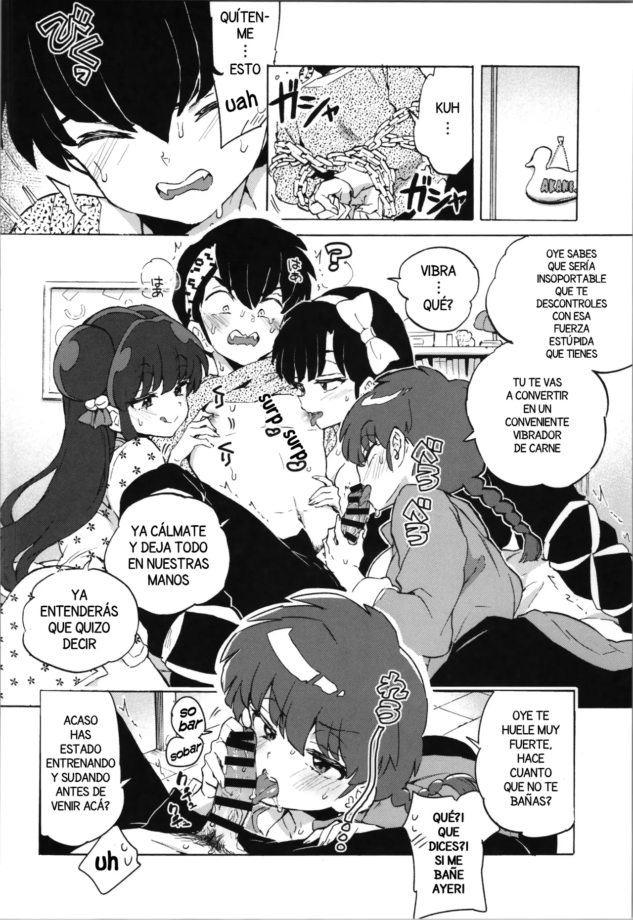 (C105) [Koniro Drops (Morishima Kon)] Buta mo Arukeba Bou ni Ataru (Ranma 1/2) [Spanish] [Harenchi no Fansub] 이미지 번호 12