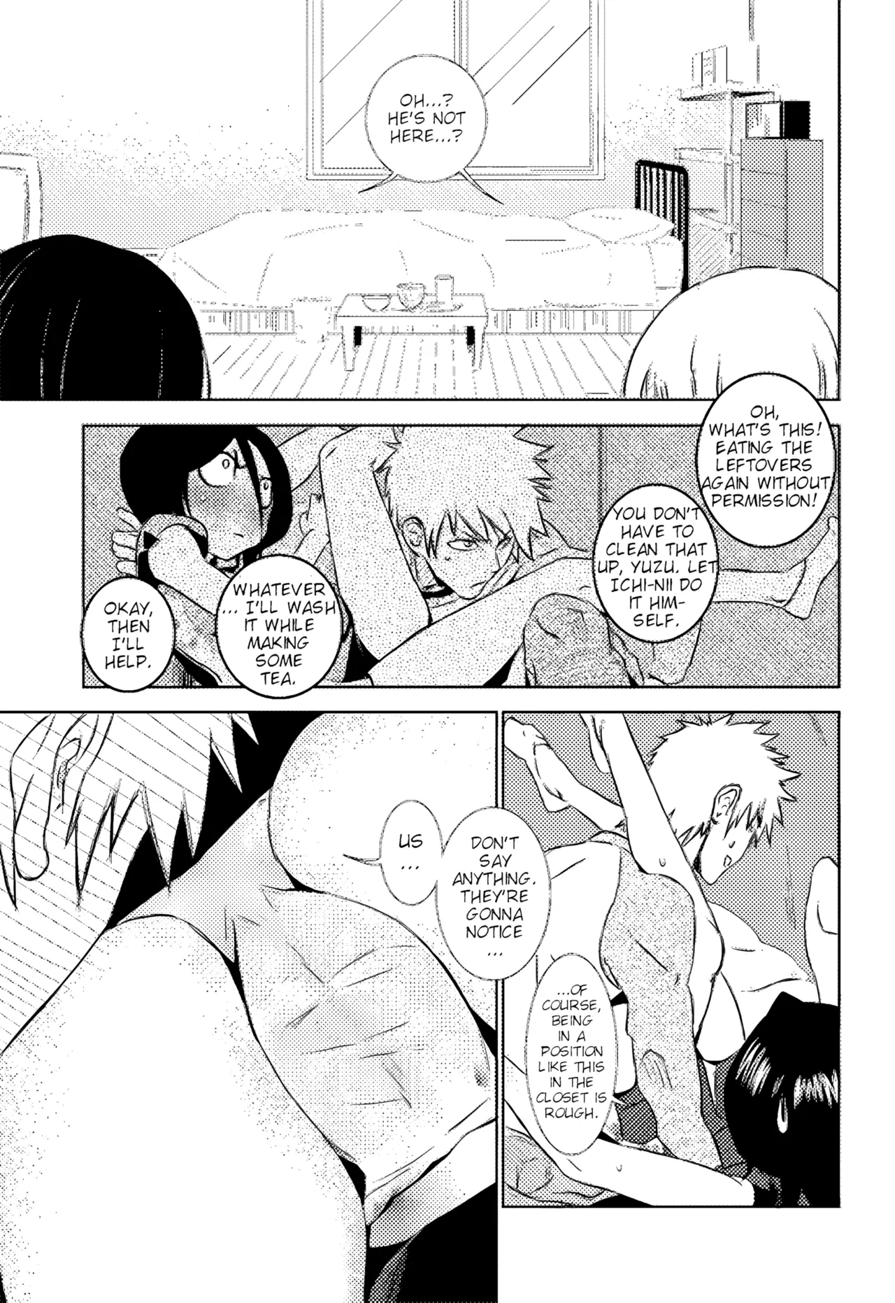(COMIC1☆3) [BAKA to HASA me (Tsukai You)] NO/BODY (Bleach) [English] [Brolen + EHCove] [Decensored + Upscaled] 图片编号 9