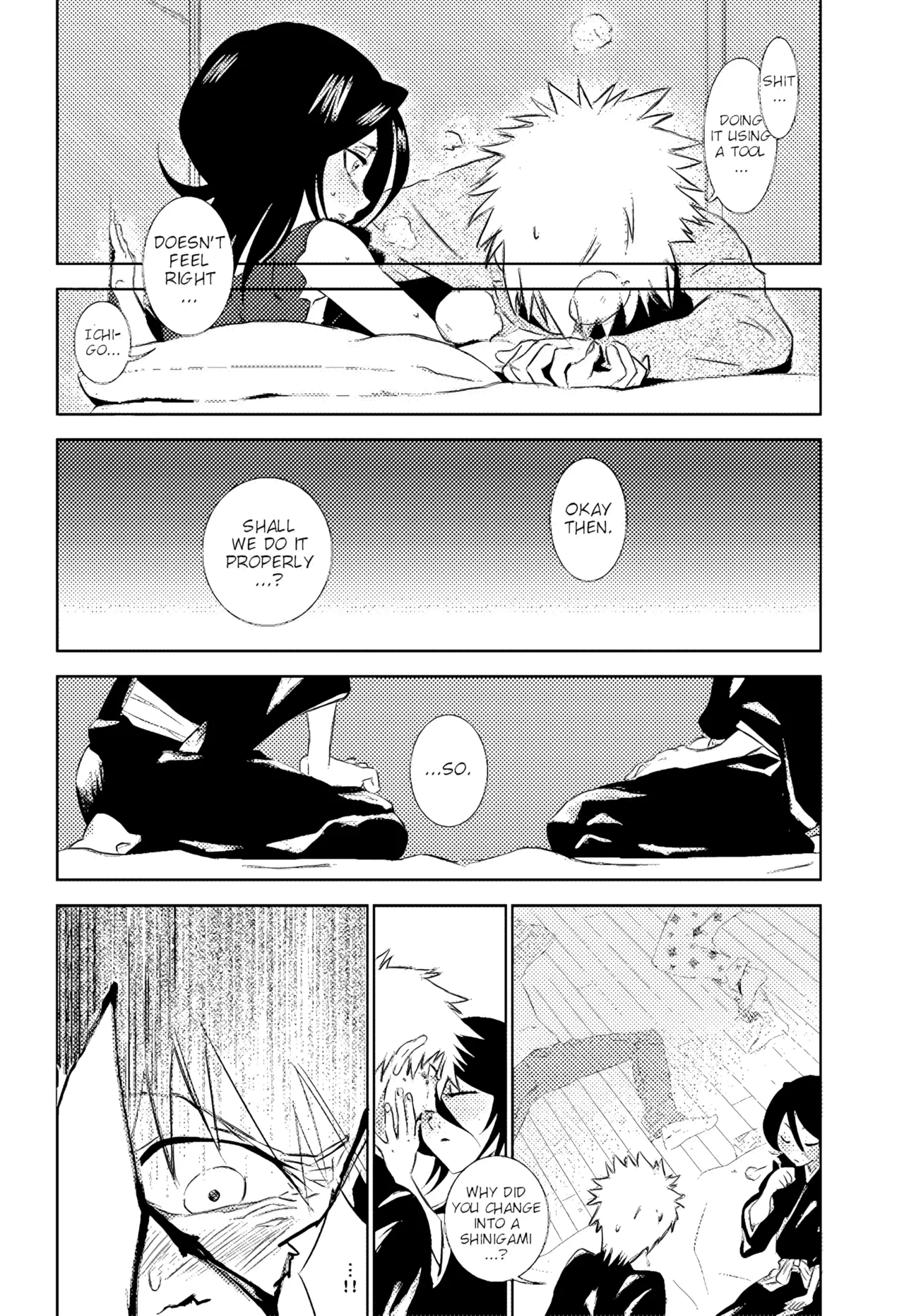 (COMIC1☆3) [BAKA to HASA me (Tsukai You)] NO/BODY (Bleach) [English] [Brolen + EHCove] [Decensored + Upscaled] 图片编号 14