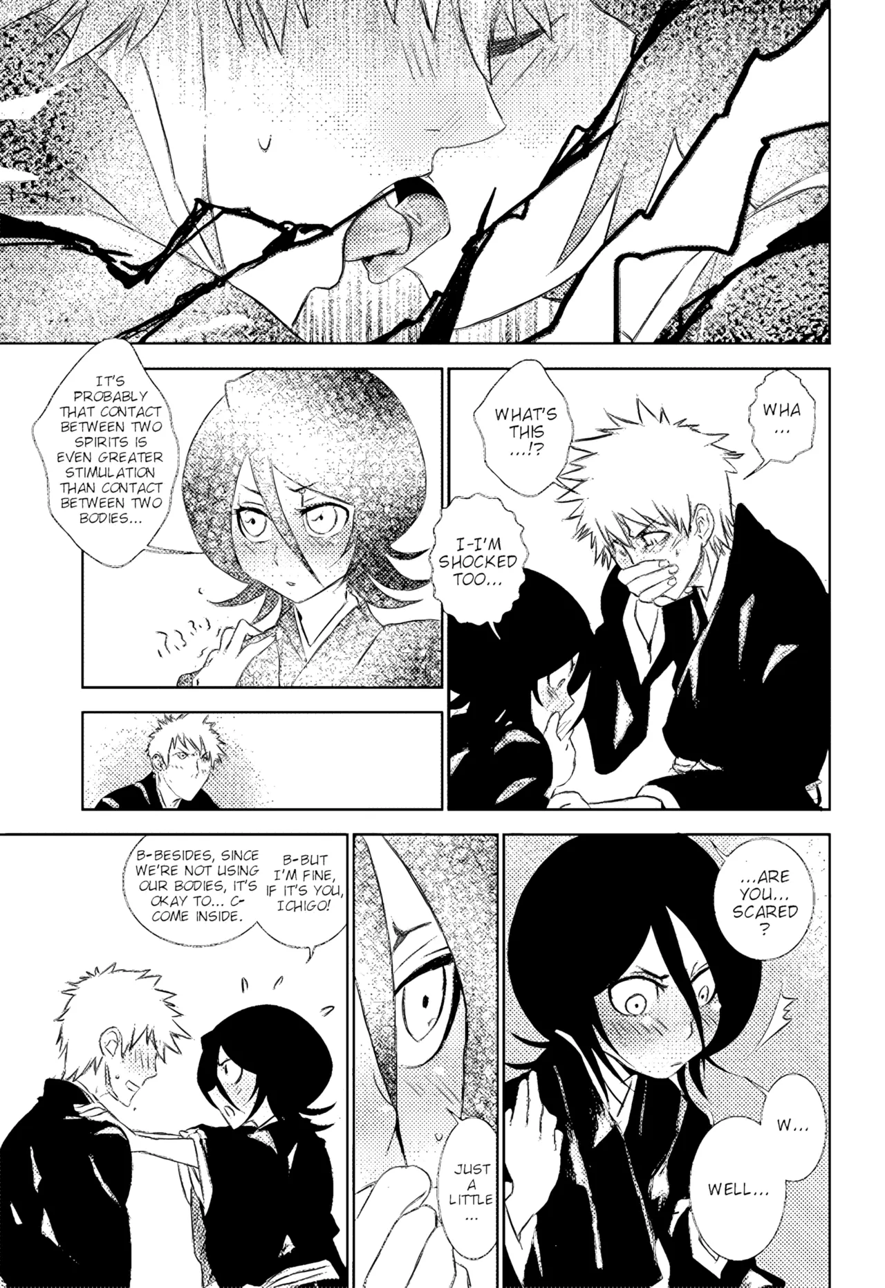 (COMIC1☆3) [BAKA to HASA me (Tsukai You)] NO/BODY (Bleach) [English] [Brolen + EHCove] [Decensored + Upscaled] 图片编号 15