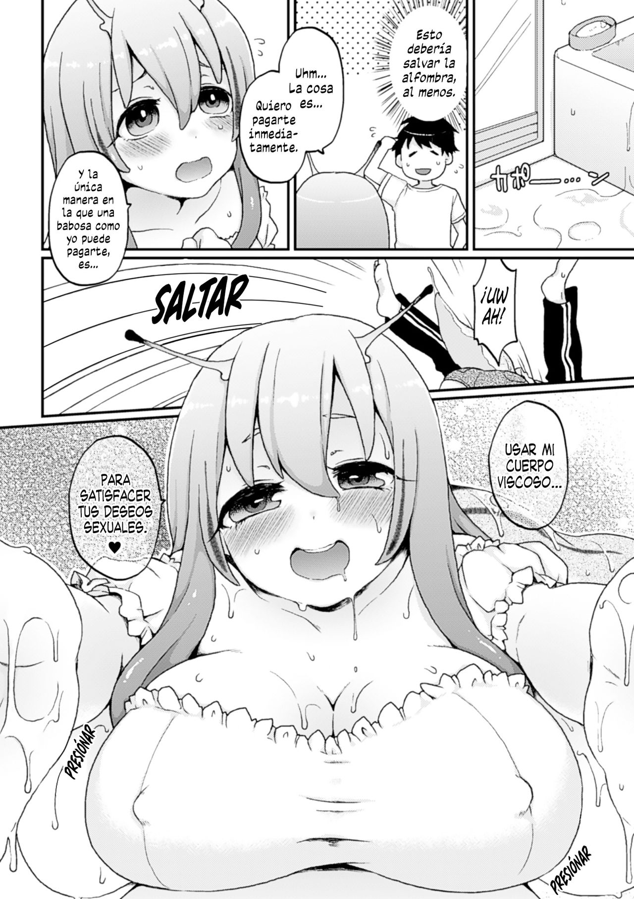 [Majoccoid] Meruko no Ongaeshi | El pago de Meruko (Bessatsu Comic Unreal Monster Musume Paradise Vol. 6) [Spanish] [Centurion Scans] [Digital] imagen número 4