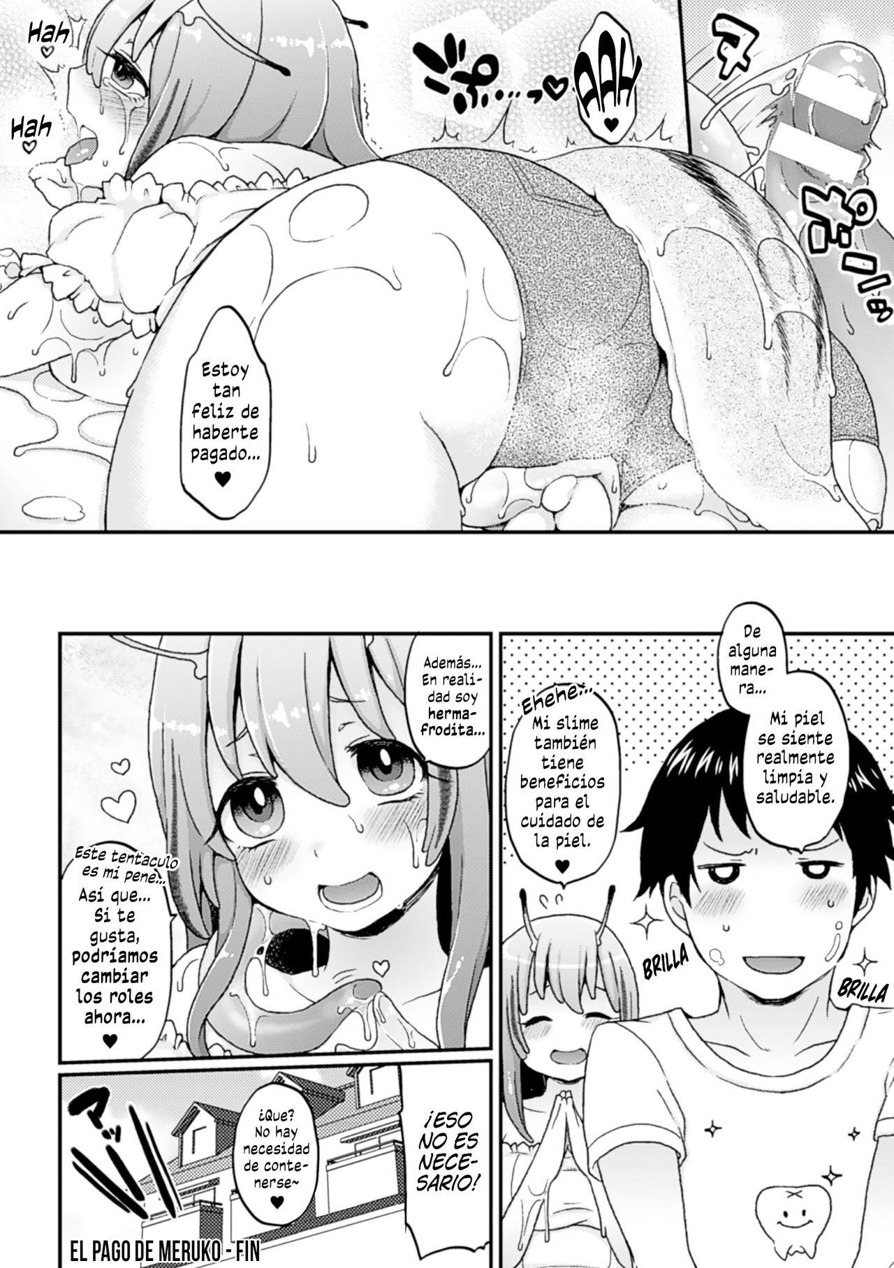 [Majoccoid] Meruko no Ongaeshi | El pago de Meruko (Bessatsu Comic Unreal Monster Musume Paradise Vol. 6) [Spanish] [Centurion Scans] [Digital] imagen número 16