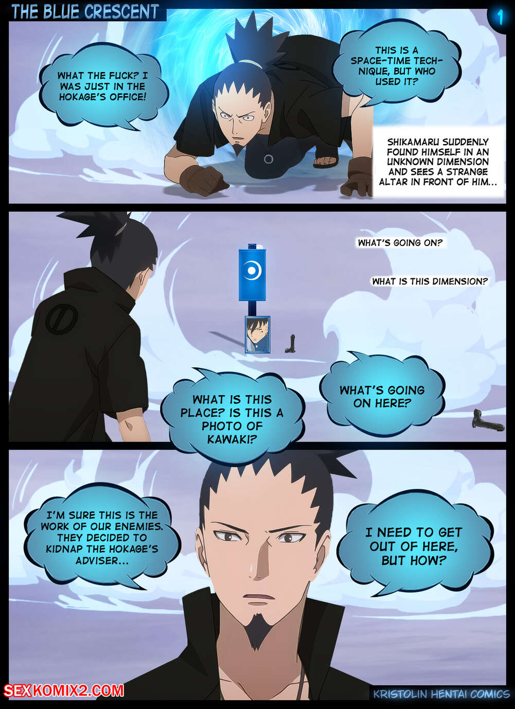 Naruto. The Blue Crescent. KristoLin for sexkomix2.com 2eme image