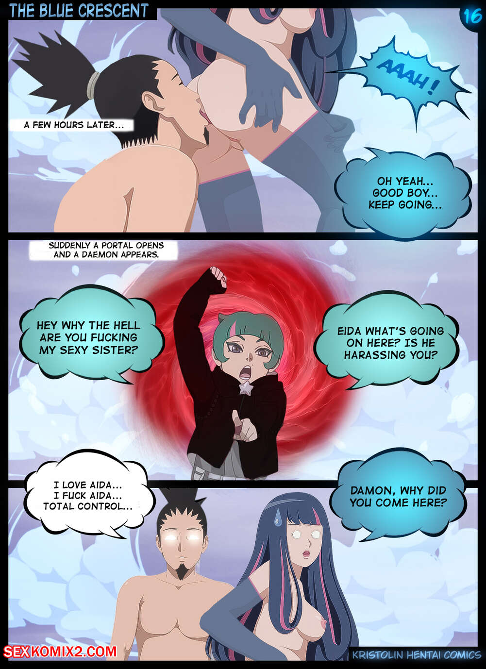 Naruto. The Blue Crescent. KristoLin for sexkomix2.com 17eme image