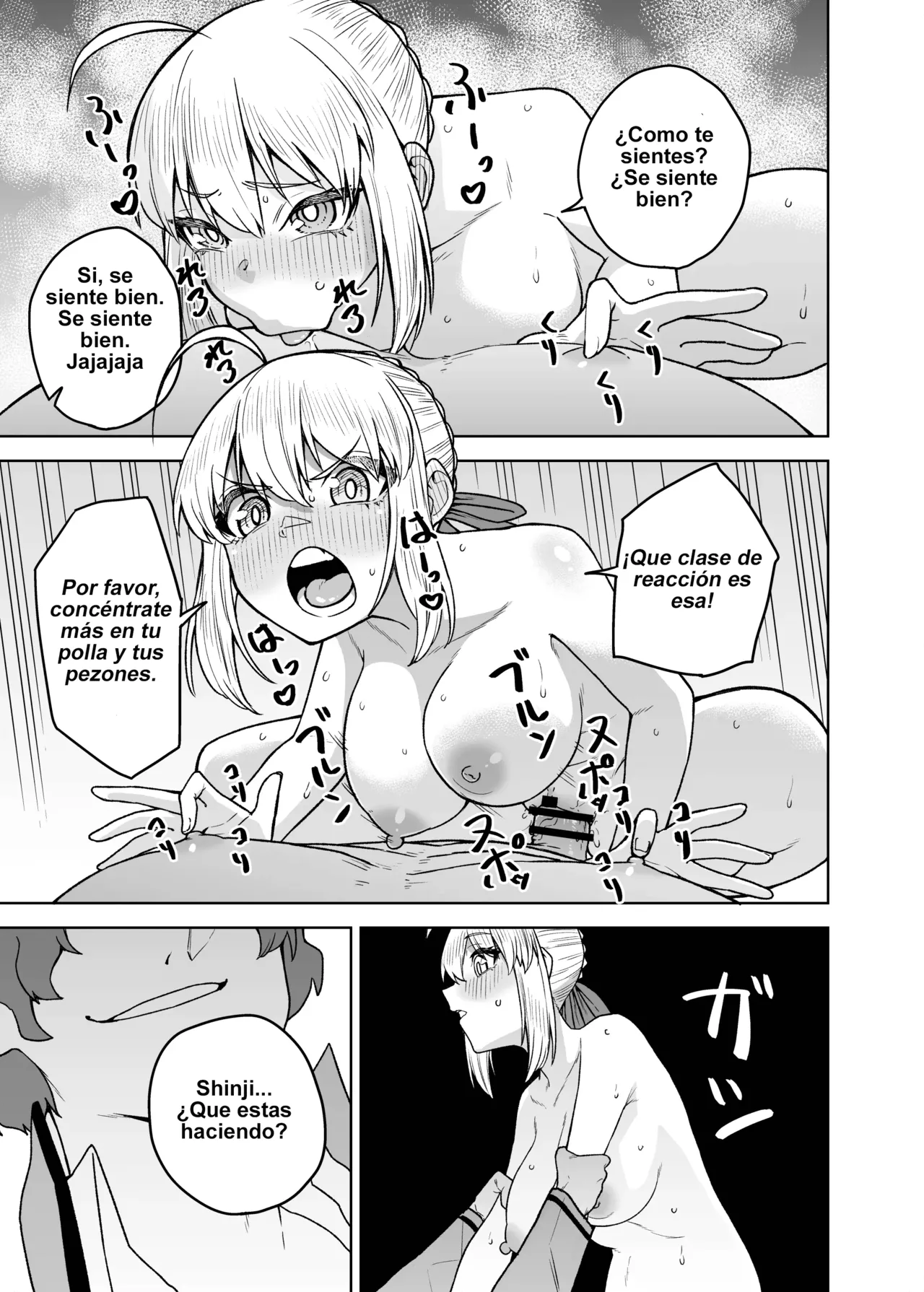 [AAA (AKIRA)] Saber ga Wakame ni NTR Hon (Fate/stay night) [Spanish] [Breast garden] [Digital] 图片编号 15