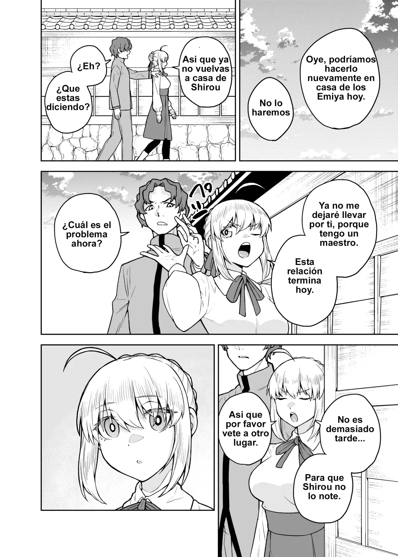 [AAA (AKIRA)] Saber ga Wakame ni NTR Hon (Fate/stay night) [Spanish] [Breast garden] [Digital] 图片编号 20