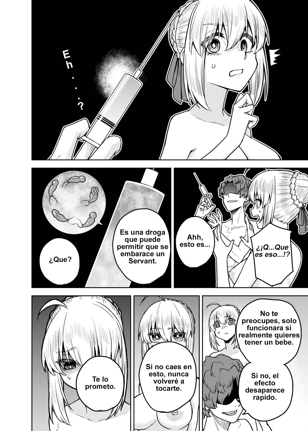 [AAA (AKIRA)] Saber ga Wakame ni NTR Hon (Fate/stay night) [Spanish] [Breast garden] [Digital] 图片编号 24