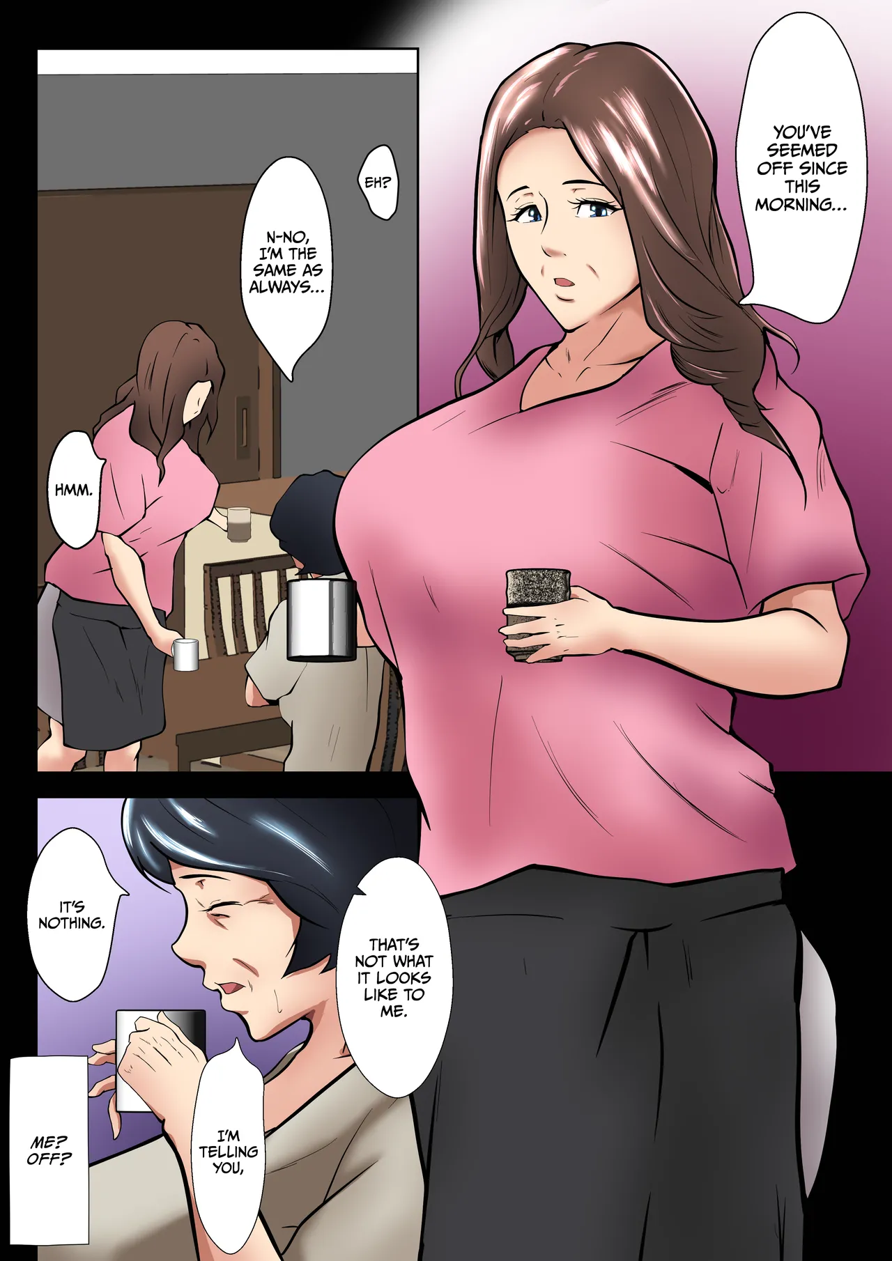 [Pentacle (Shimipan)] Tsuma to Gijou wo Kougo ni Idaku Otto, Sore wo Nozoku Soba image number 4