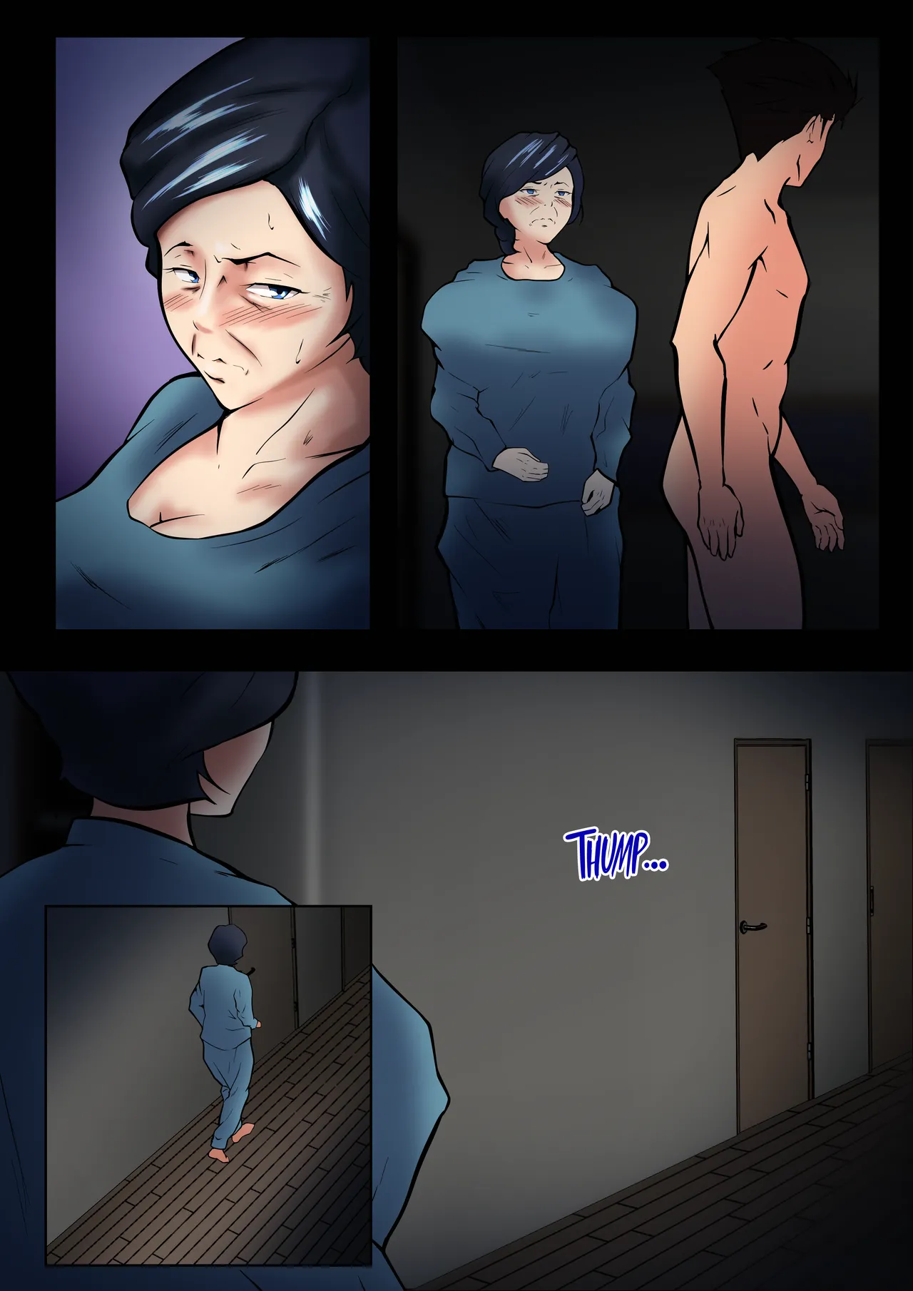 [Pentacle (Shimipan)] Tsuma to Gijou wo Kougo ni Idaku Otto, Sore wo Nozoku Soba image number 32