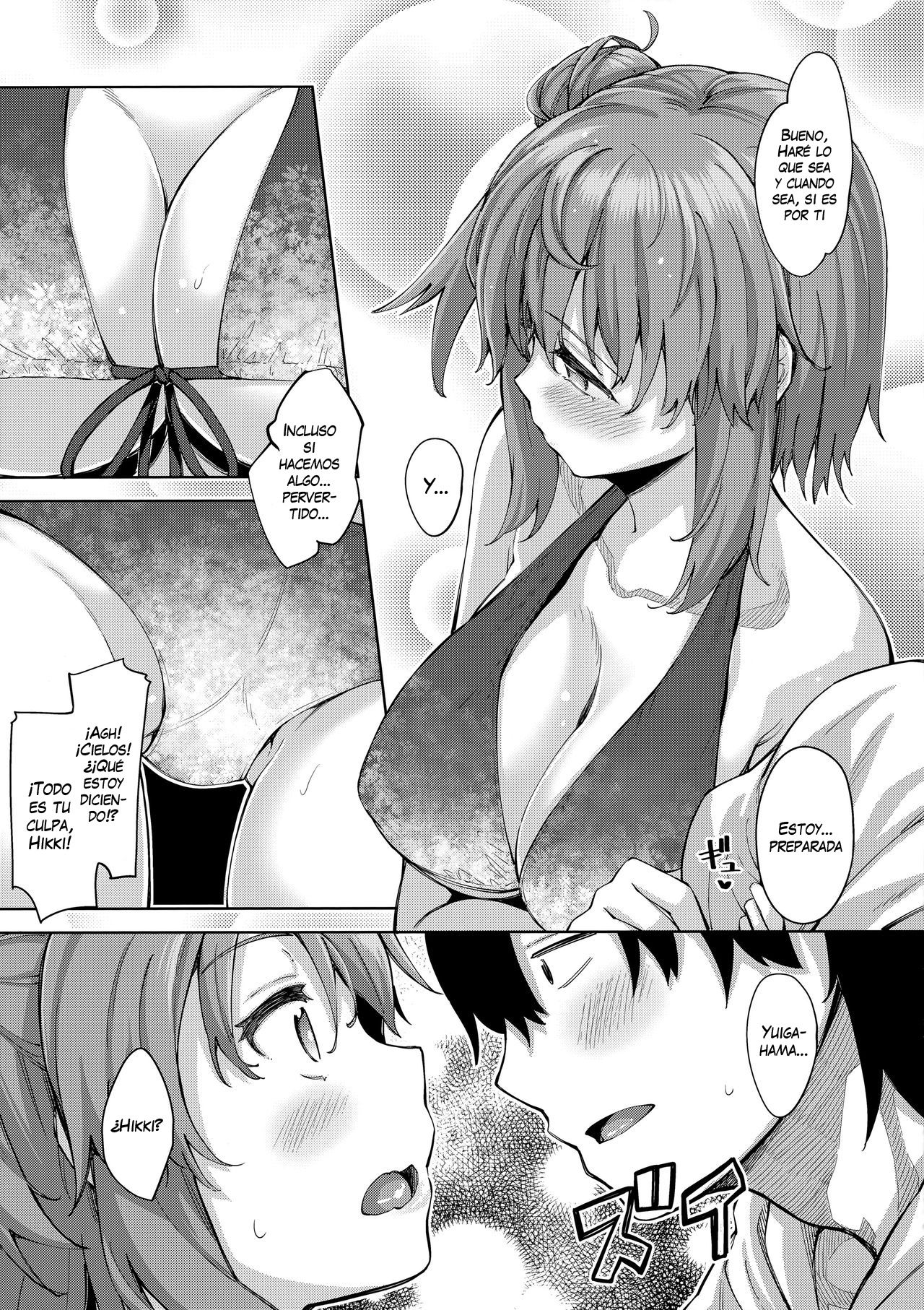 (C92) [Petapan (Akino Sora)] LOVE STORY #05 (Yahari Ore no Seishun Love Come wa Machigatteiru) [Spanish] [NekoCreme] numero di immagine  8