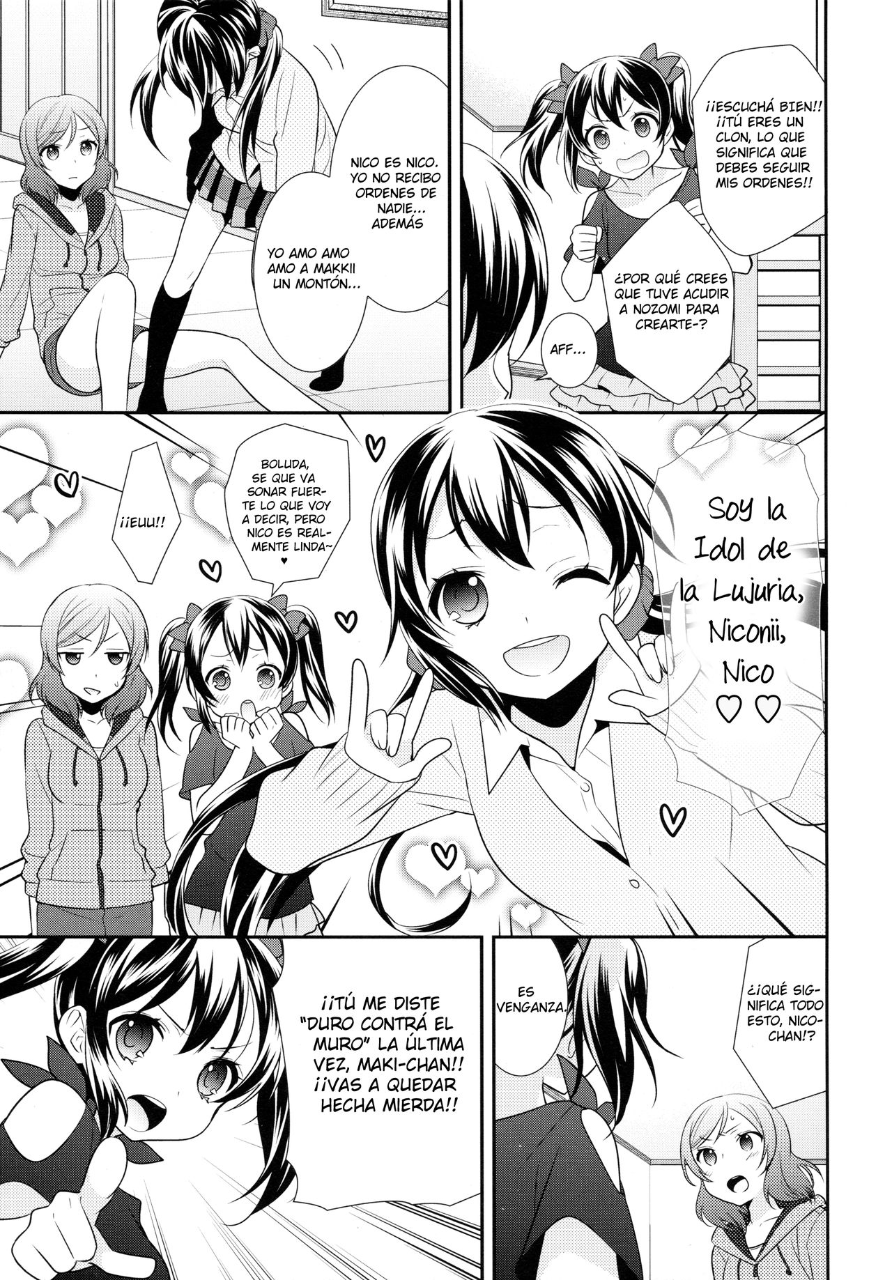 [Sweet Pea (Ooshima Tomo)] NicoMaki Triangle Revenge (Love Live!) [Spanish] [ＭΛＸ] [2016-05-29] image number 12