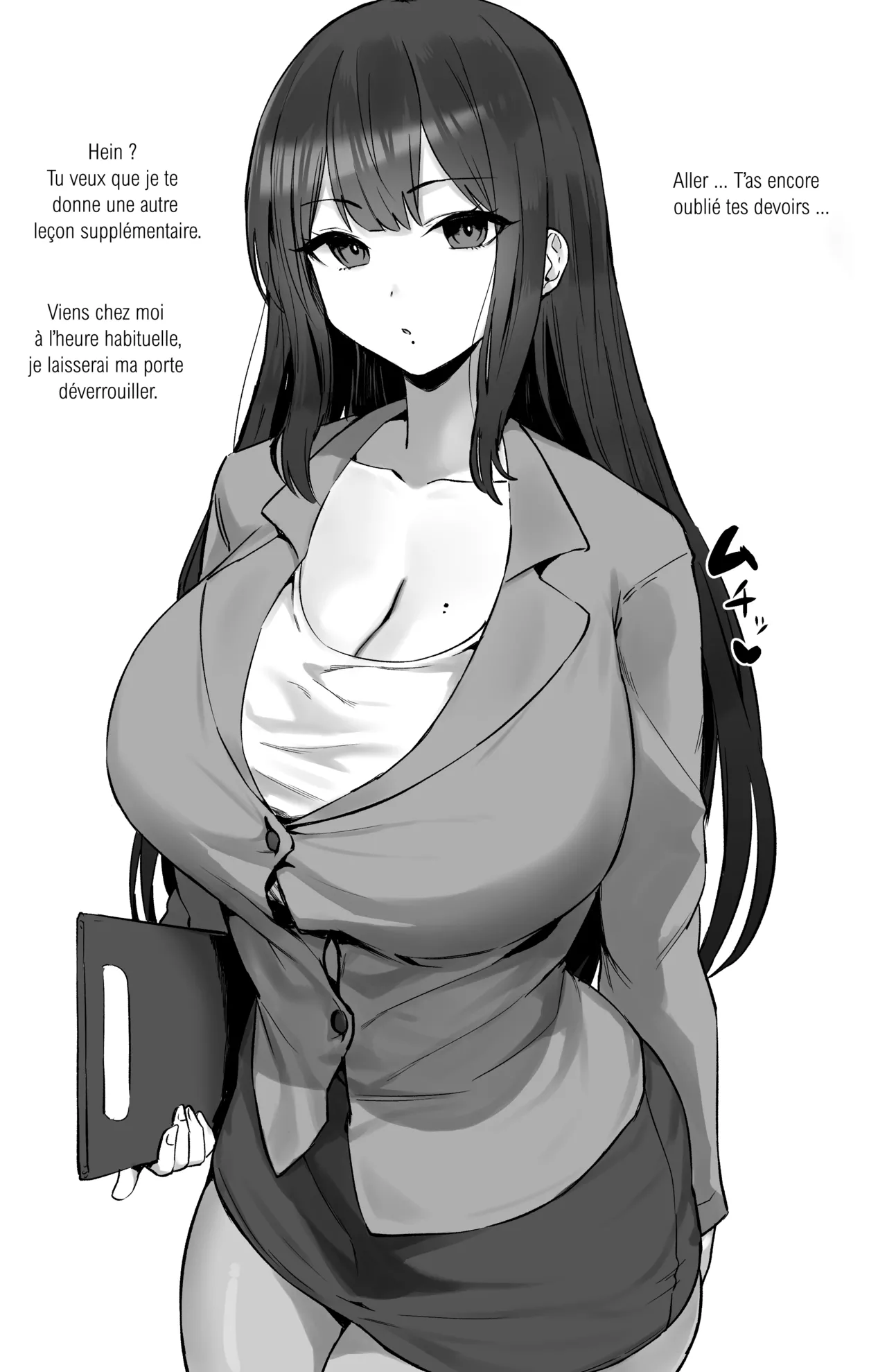 [Hotate-chan] Voluptuous Teacher   Muchimuchi Sensei [french] [cladesko](nervscan) image number 9