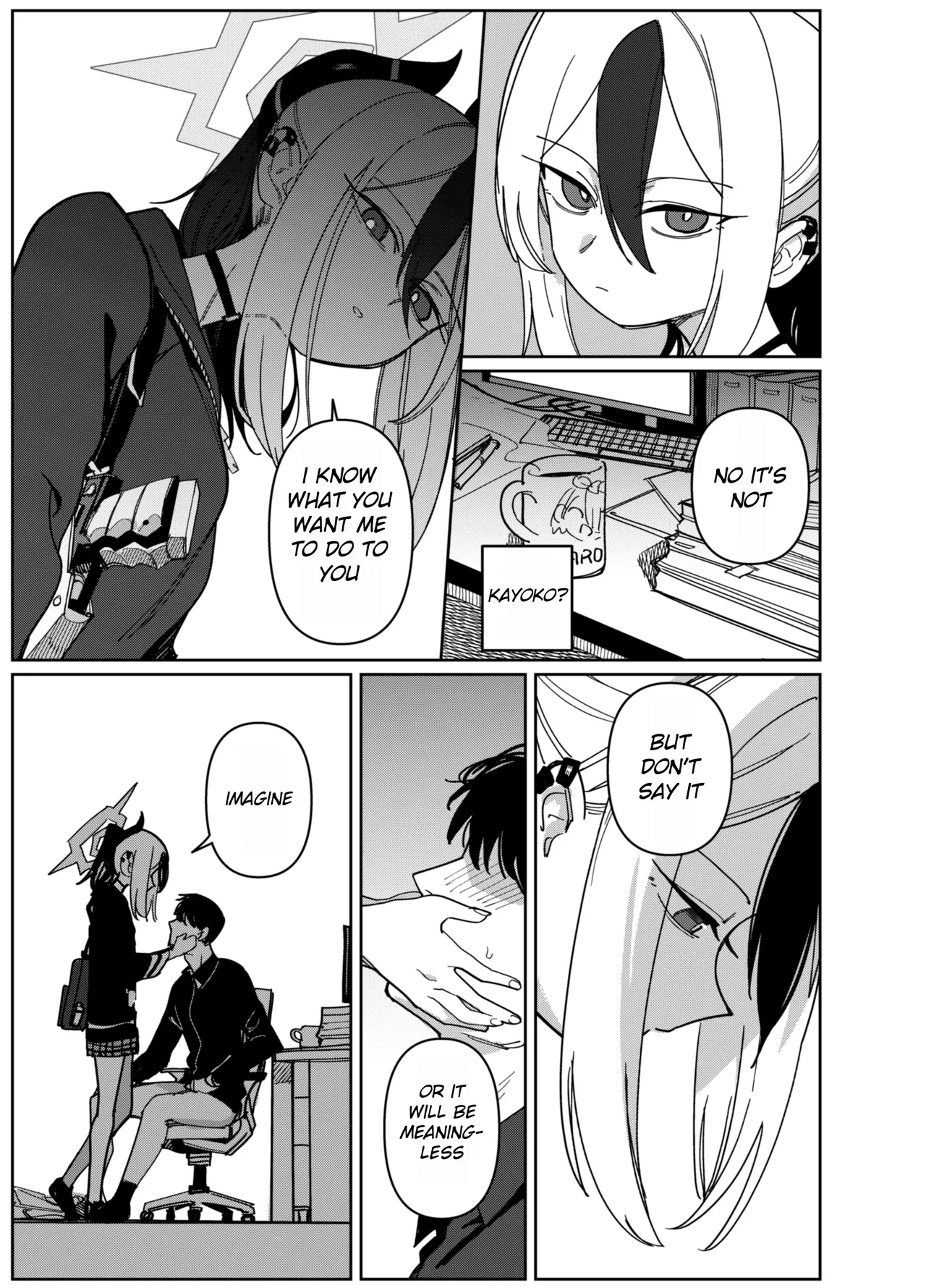 [PYPYworks (Syamonabe)] Onikata Kayoko wa Konna Koto Shinai. Part. 2 - Onikata Kayoko won't do this type of stuff. (Blue Archive) [English] [Yume Translation] [Digital] image number 7